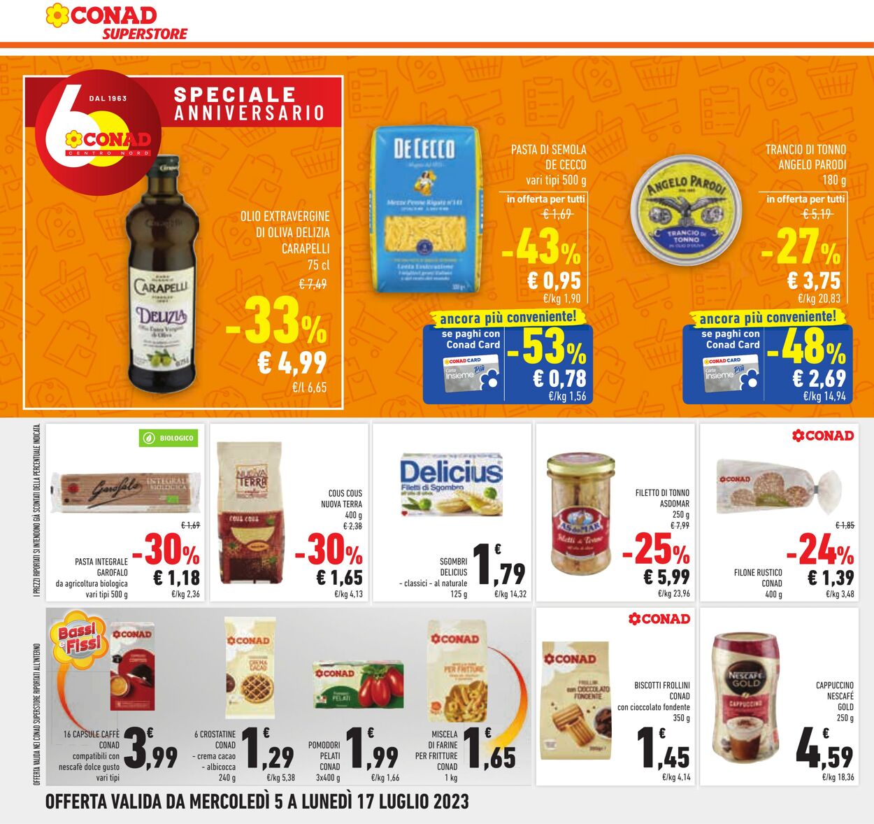 Volantino Conad 05.07.2023 - 17.07.2023