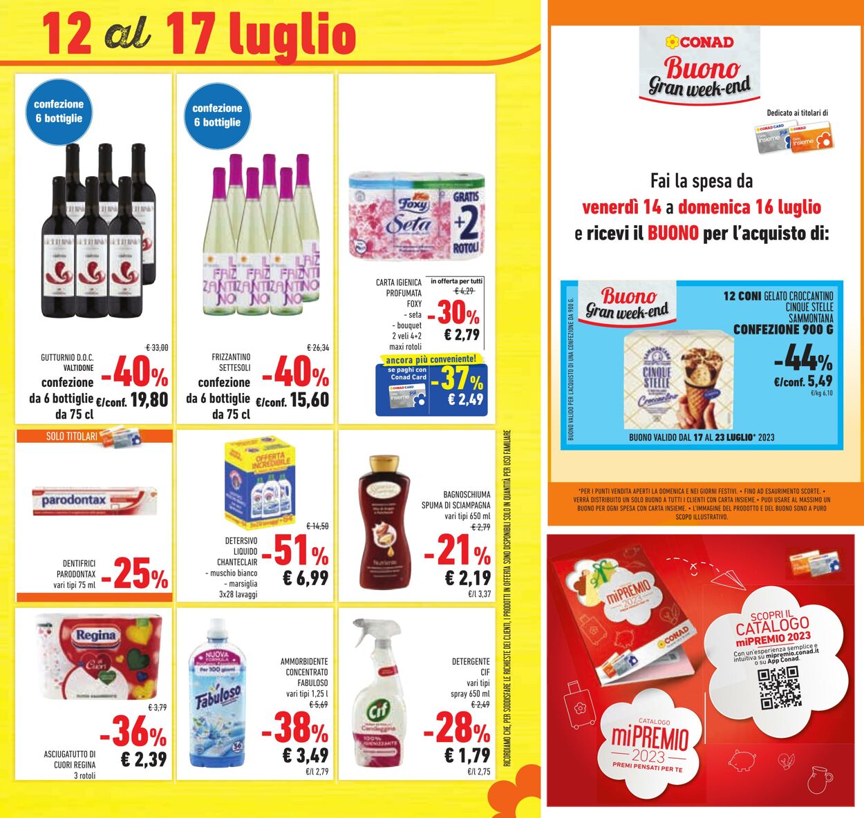 Volantino Conad 05.07.2023 - 17.07.2023