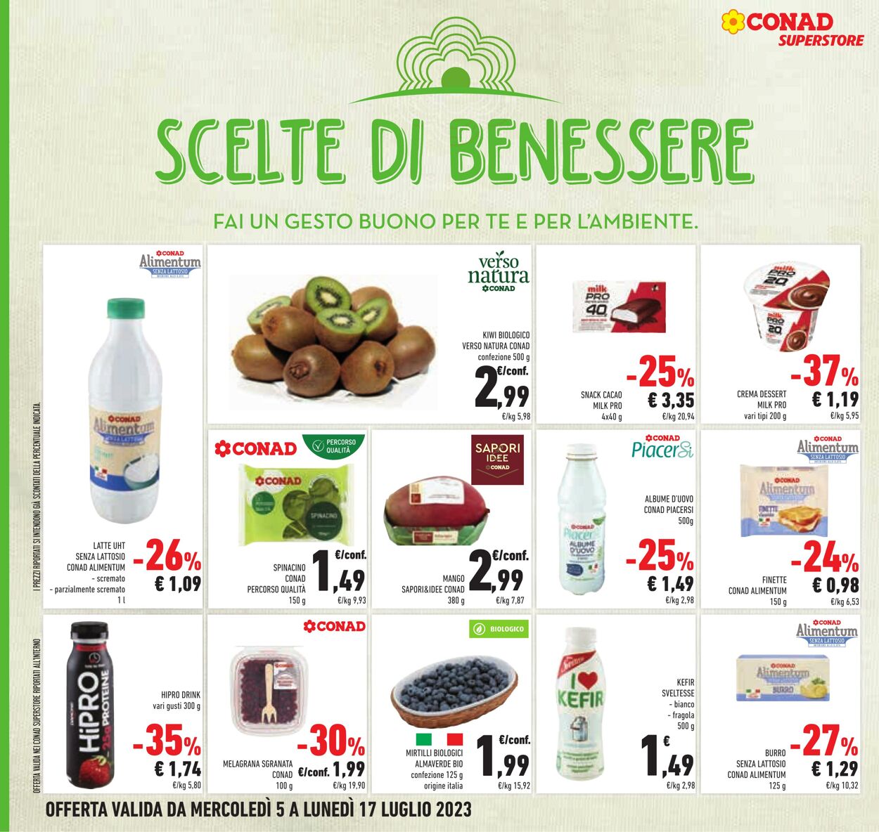 Volantino Conad 05.07.2023 - 17.07.2023