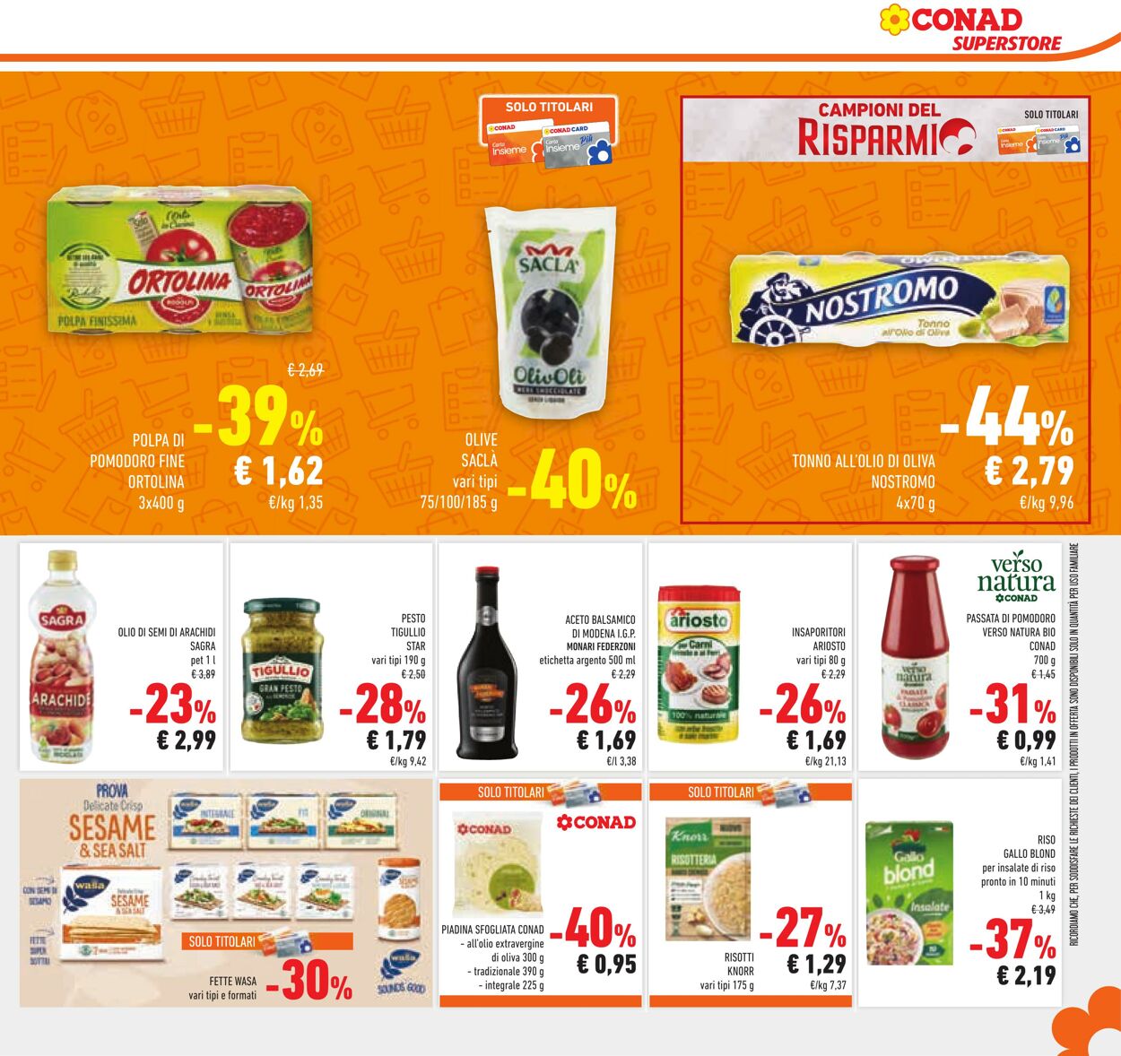 Volantino Conad 05.07.2023 - 17.07.2023