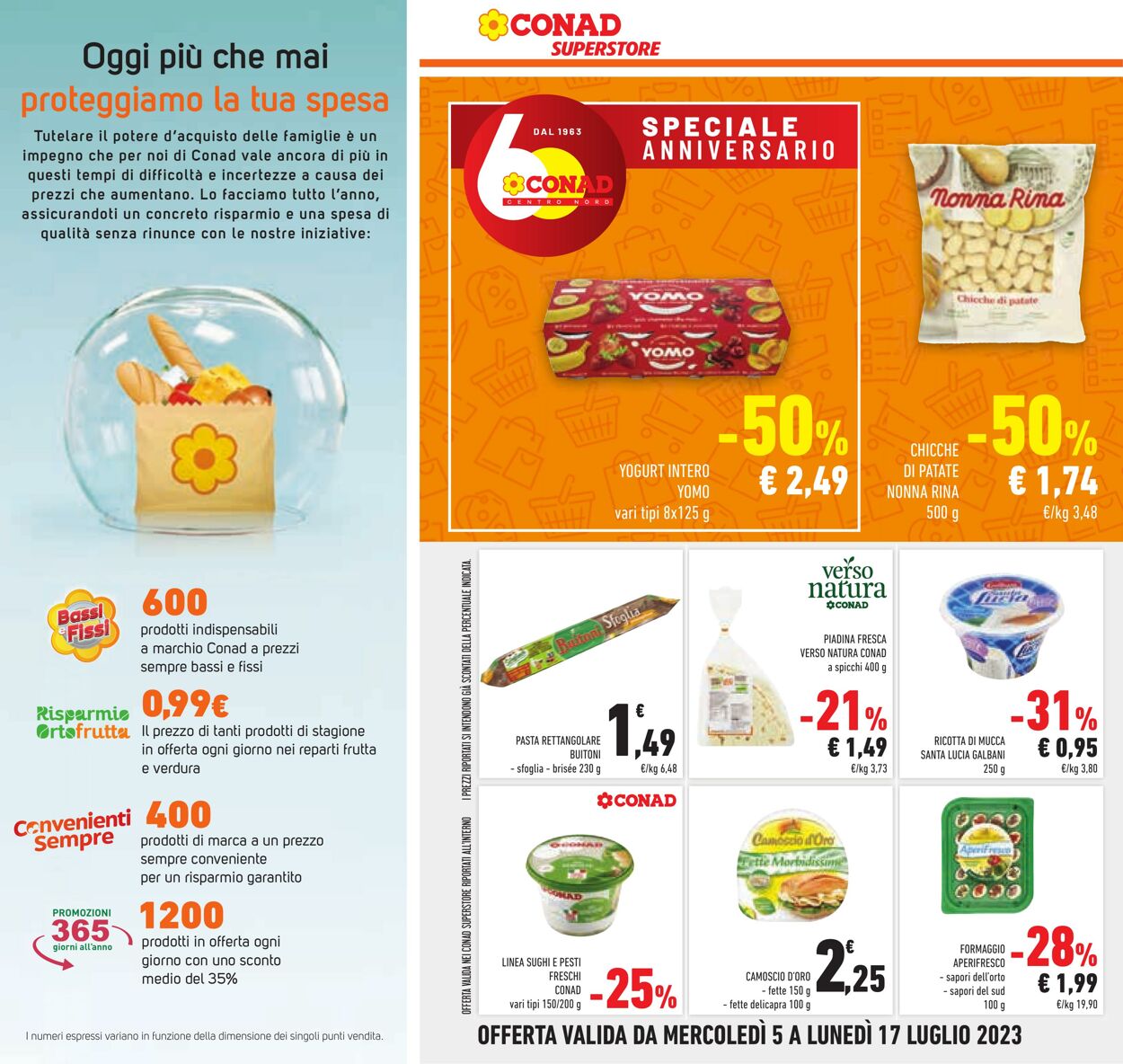 Volantino Conad 05.07.2023 - 17.07.2023