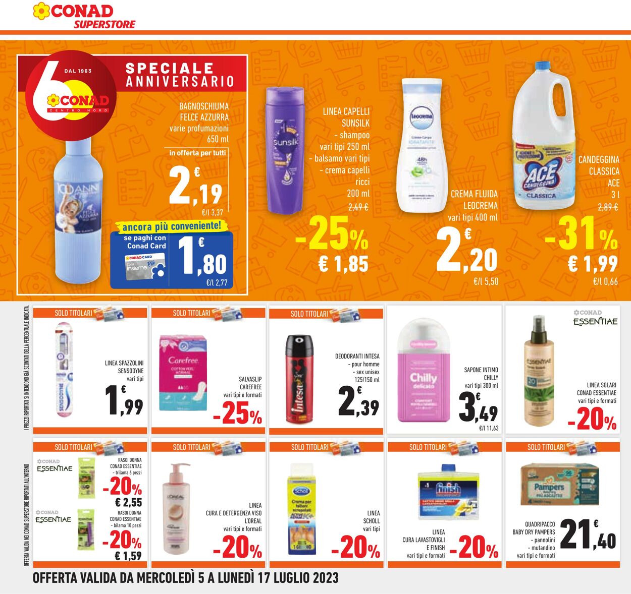 Volantino Conad 05.07.2023 - 17.07.2023