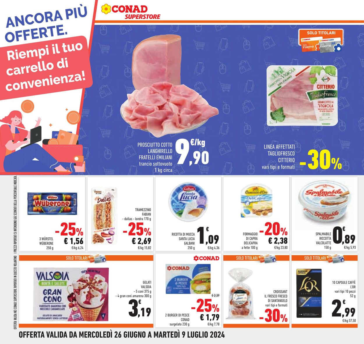 Volantino Conad 10.06.2024 - 23.07.2024