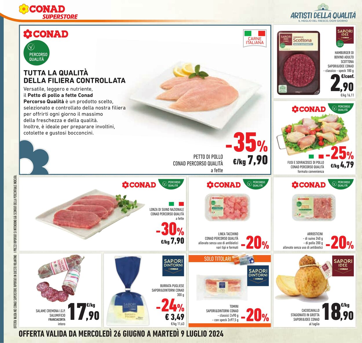 Volantino Conad 10.06.2024 - 23.07.2024