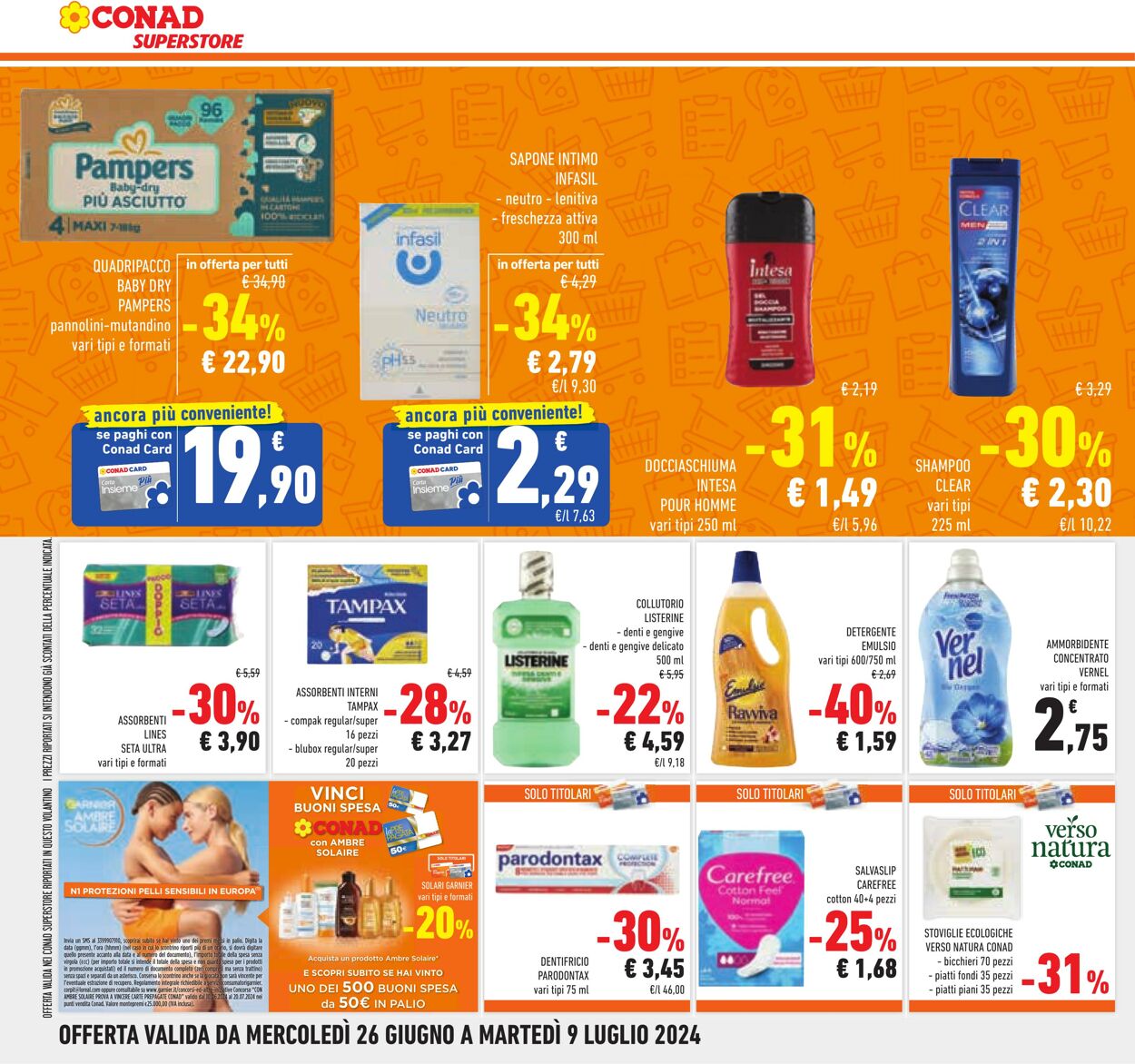 Volantino Conad 10.06.2024 - 23.07.2024