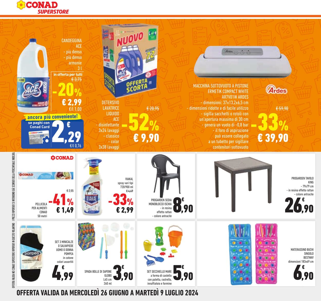 Volantino Conad 10.06.2024 - 23.07.2024