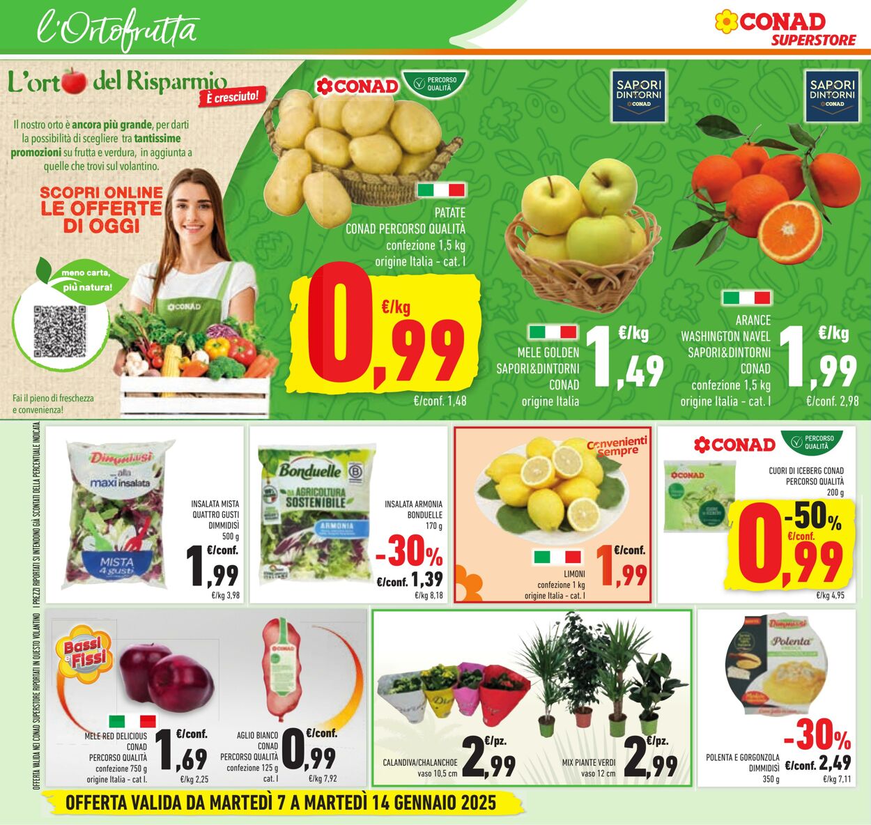 Volantino Conad 15.01.2025 - 28.01.2025