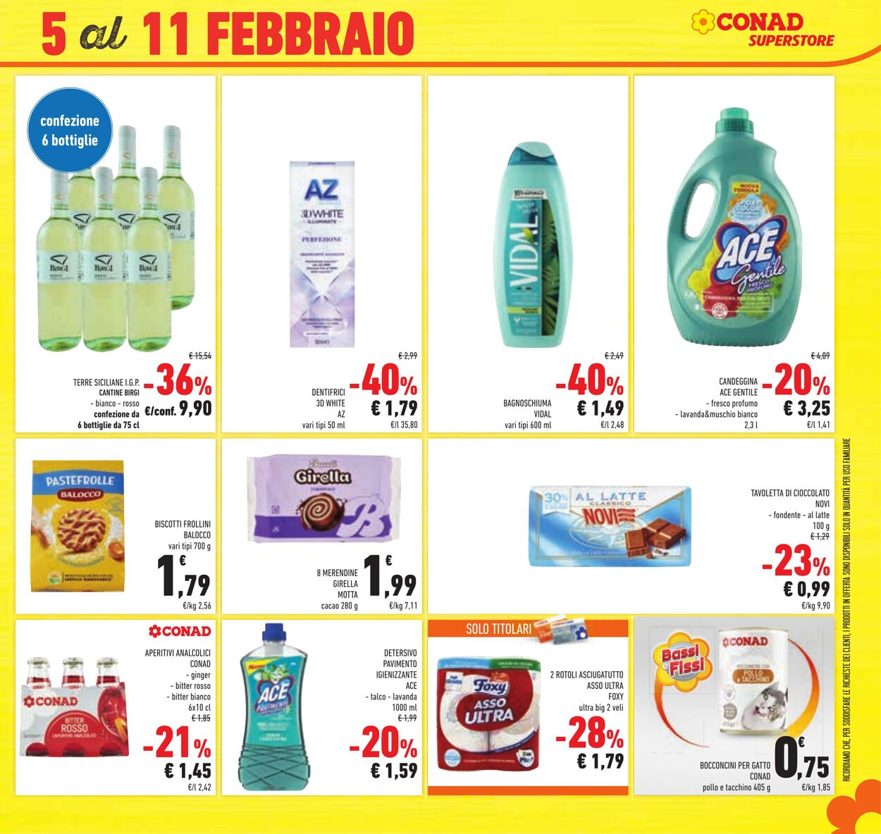 Volantino Conad 29.01.2025 - 11.02.2025