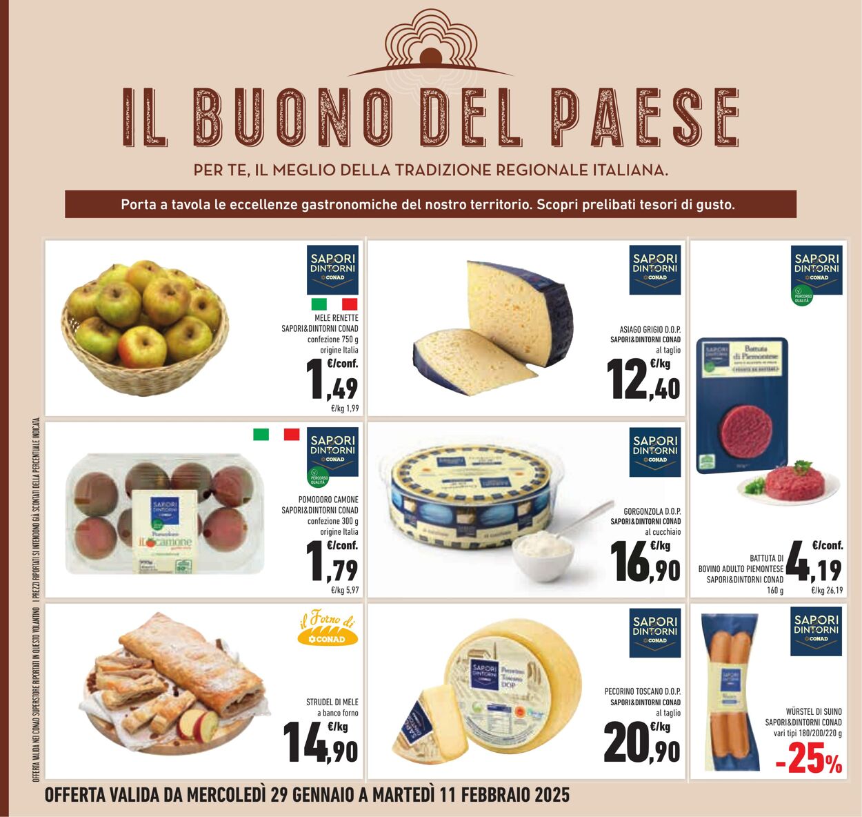 Volantino Conad 29.01.2025 - 11.02.2025