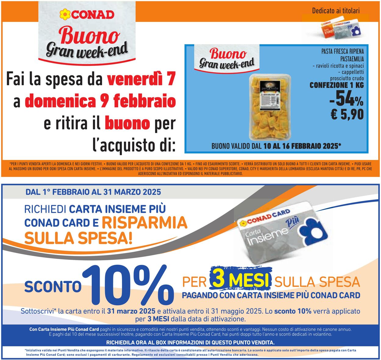 Volantino Conad 29.01.2025 - 11.02.2025