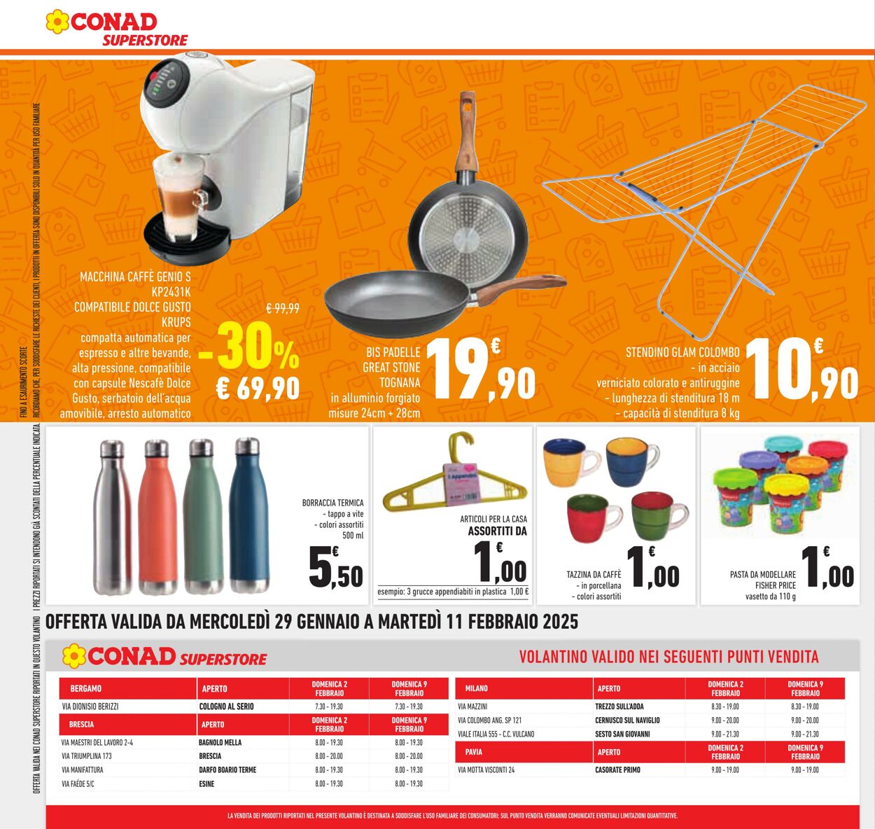 Volantino Conad 29.01.2025 - 11.02.2025