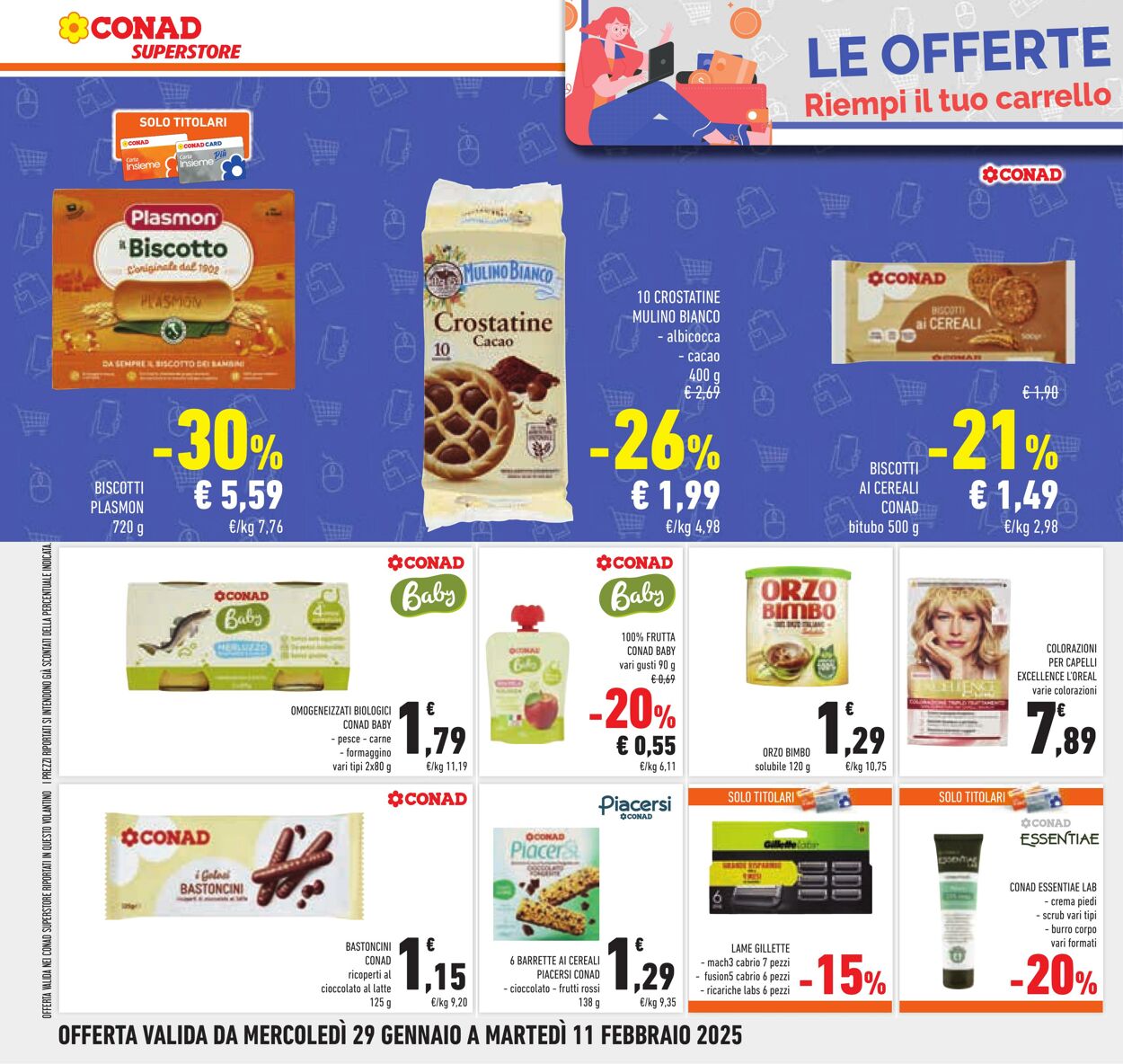 Volantino Conad 29.01.2025 - 11.02.2025