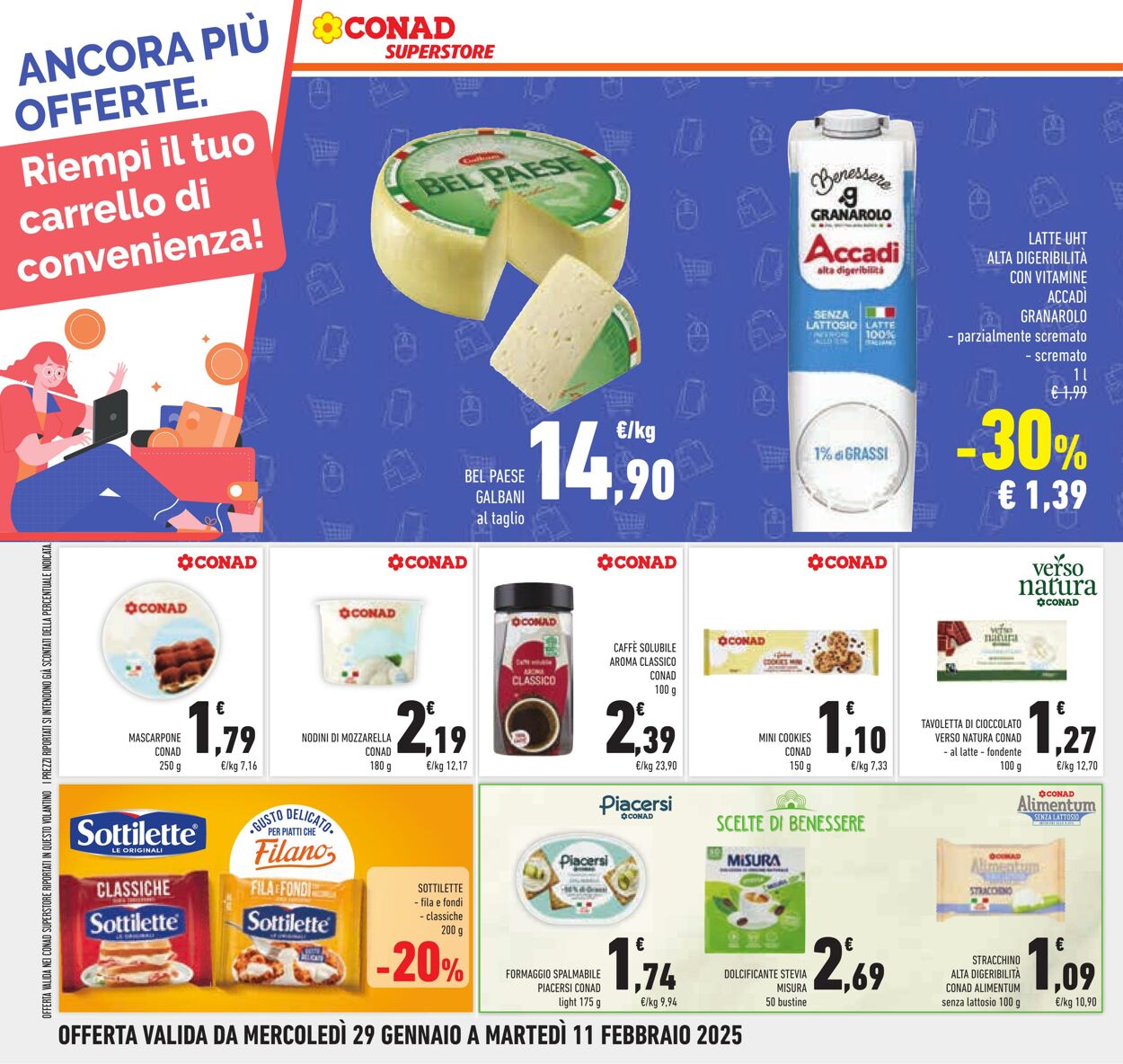 Volantino Conad 29.01.2025 - 11.02.2025