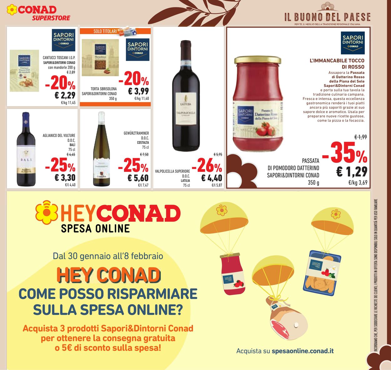 Volantino Conad 29.01.2025 - 11.02.2025