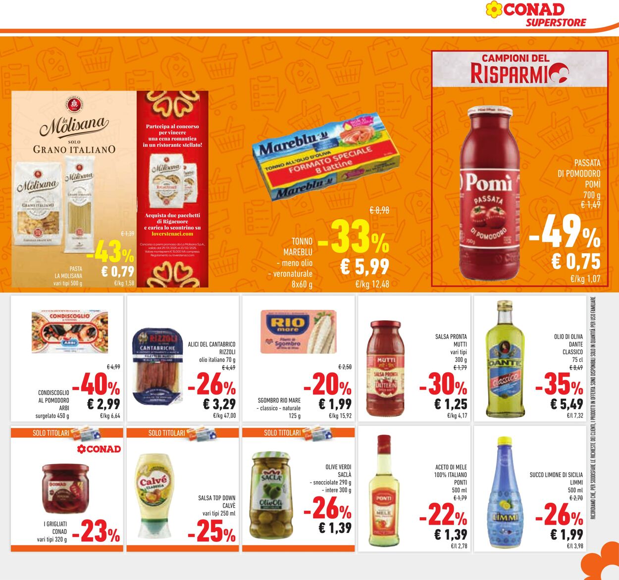 Volantino Conad 29.01.2025 - 11.02.2025