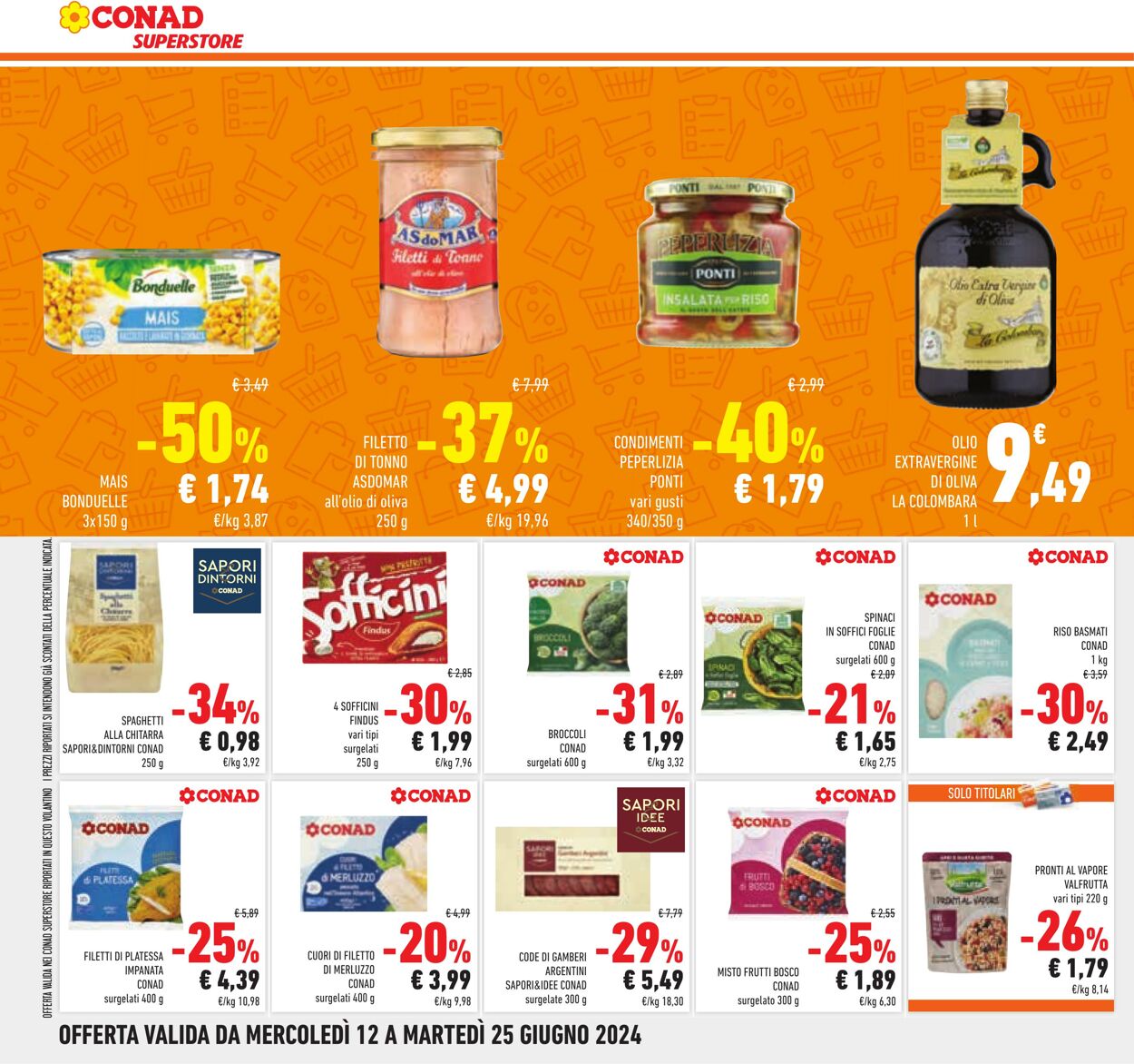 Volantino Conad 12.06.2024 - 25.06.2024