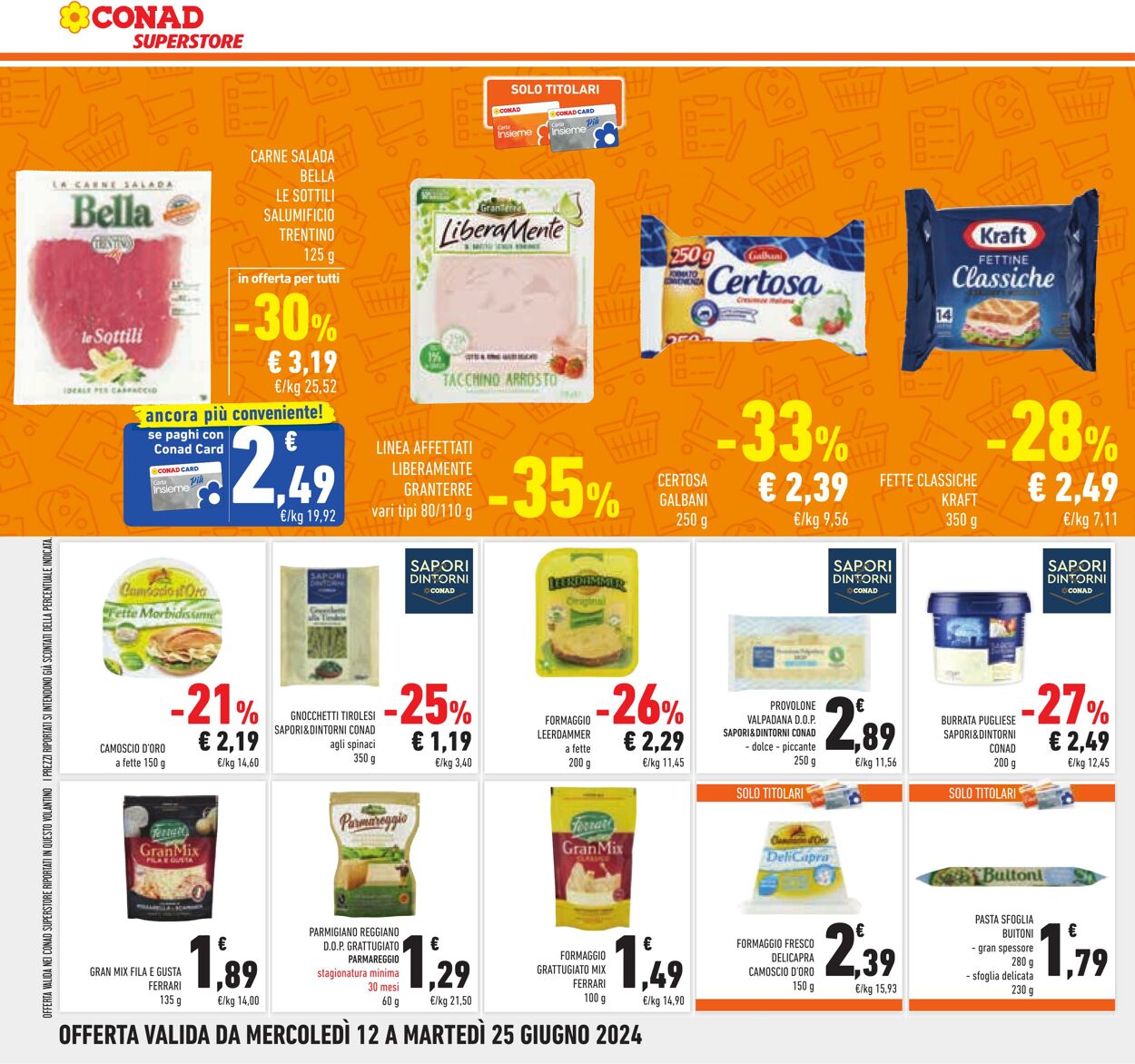 Volantino Conad 12.06.2024 - 25.06.2024