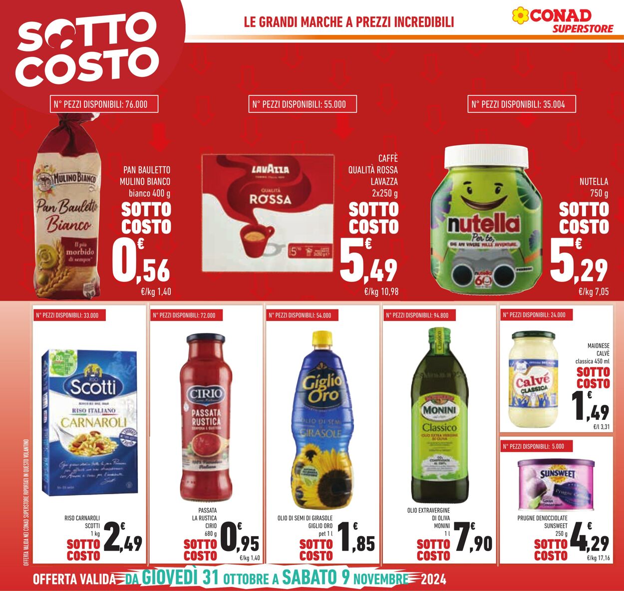 Volantino Conad 31.10.2024 - 12.11.2024