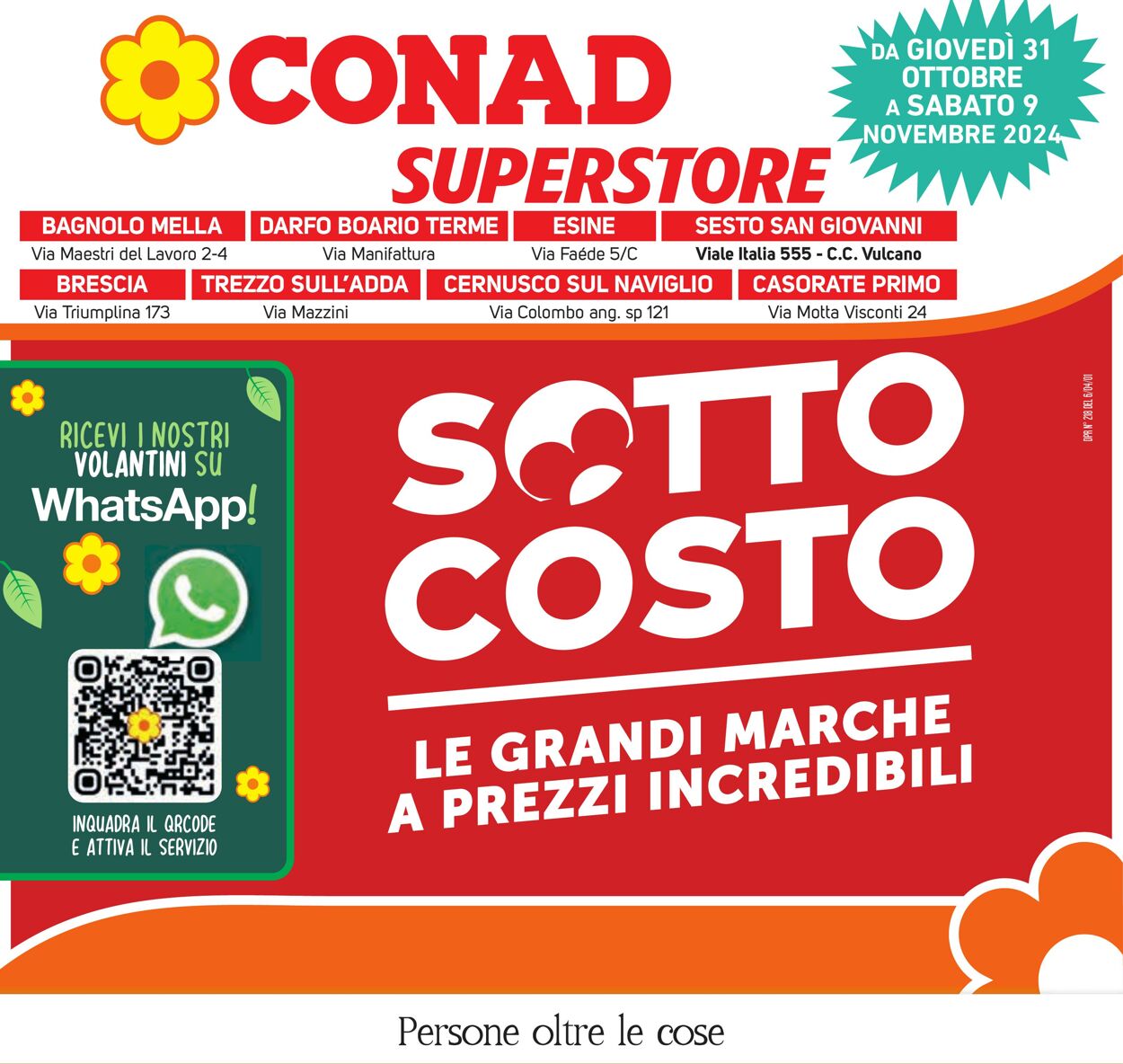 Volantino Conad 31.10.2024 - 12.11.2024