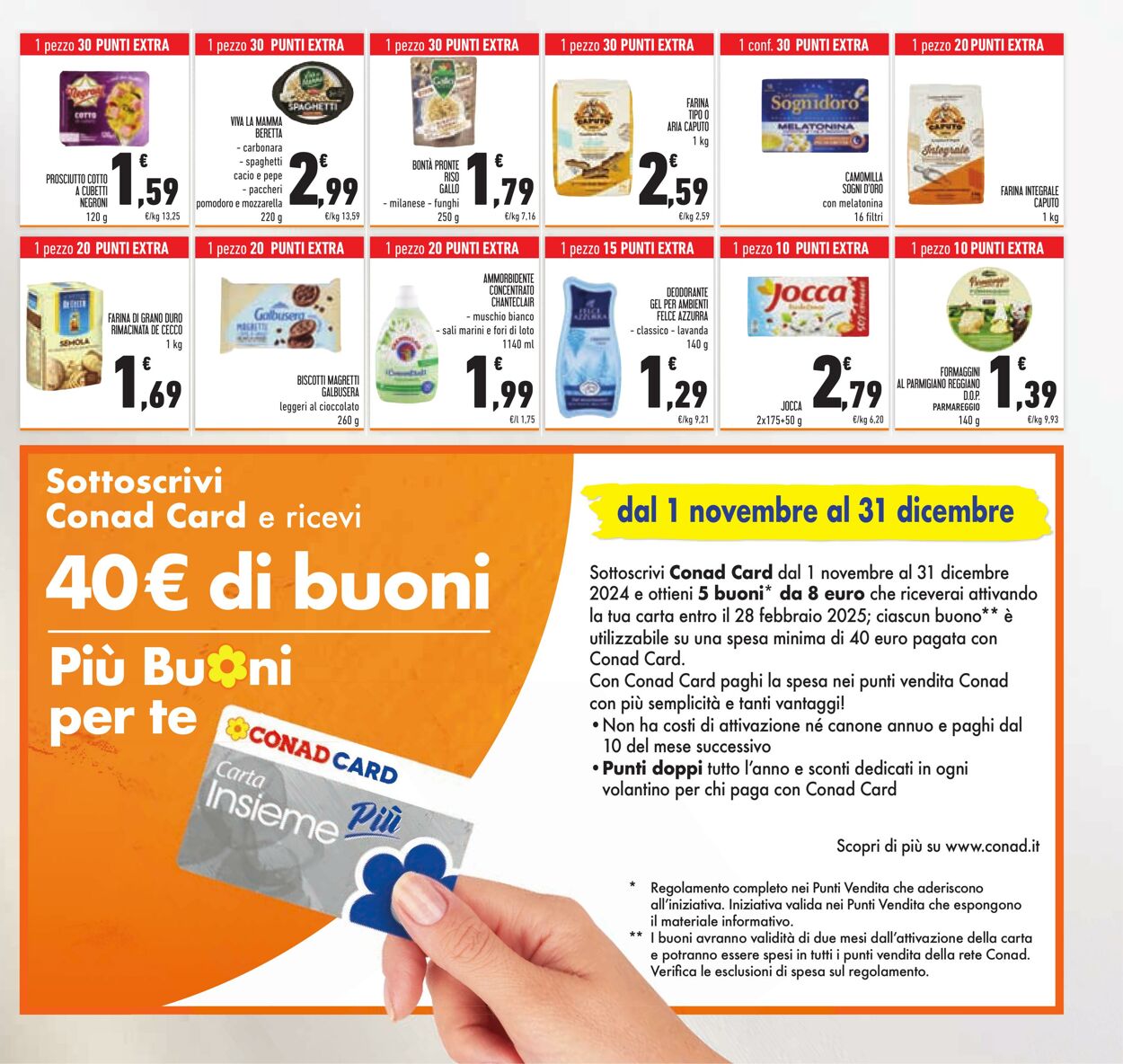 Volantino Conad 31.10.2024 - 12.11.2024