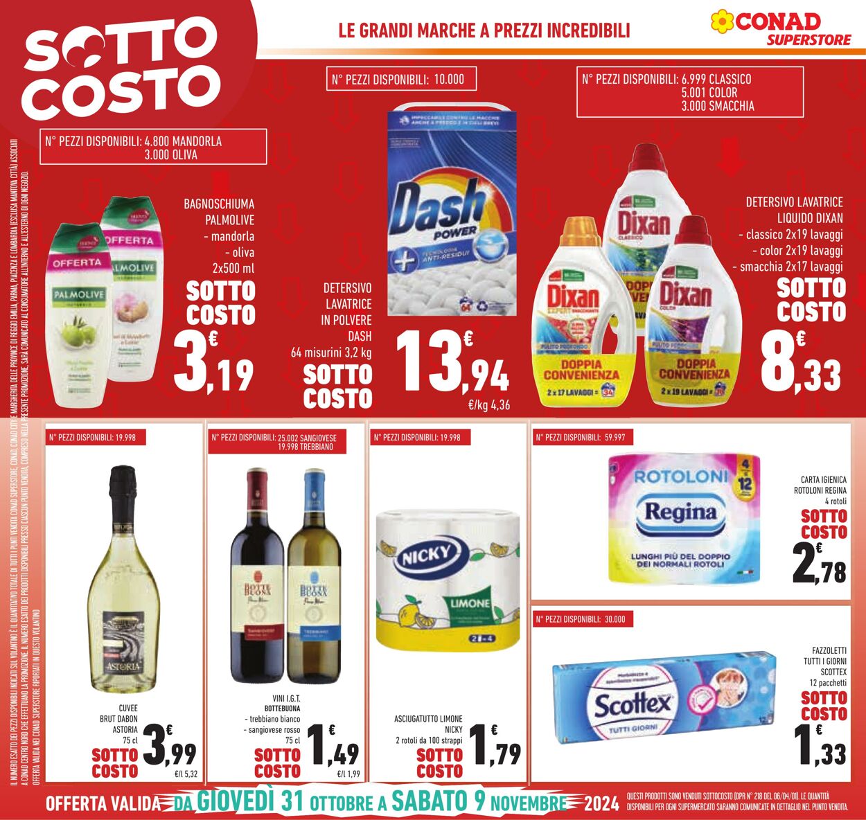 Volantino Conad 31.10.2024 - 12.11.2024