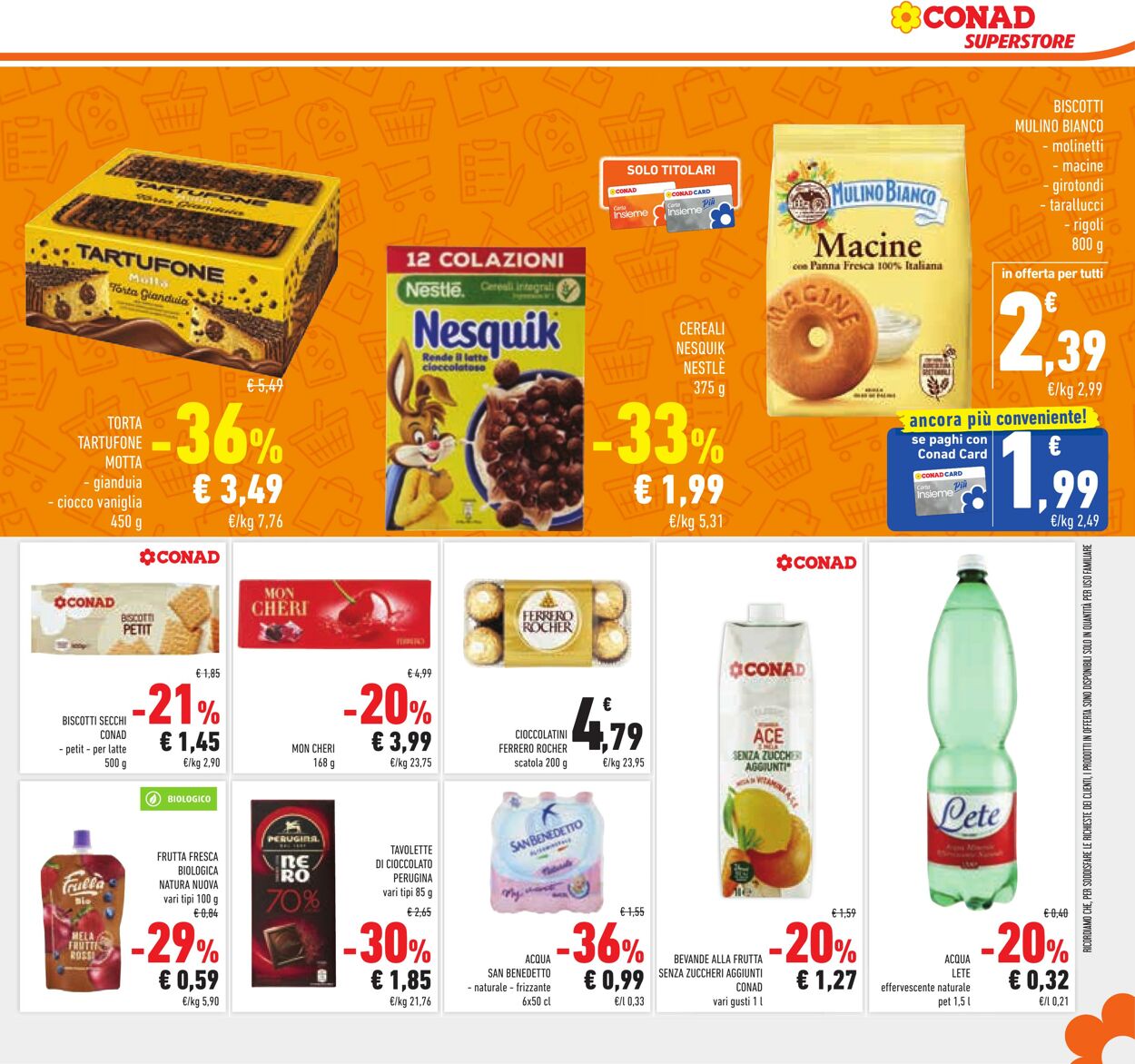 Volantino Conad 31.10.2024 - 12.11.2024