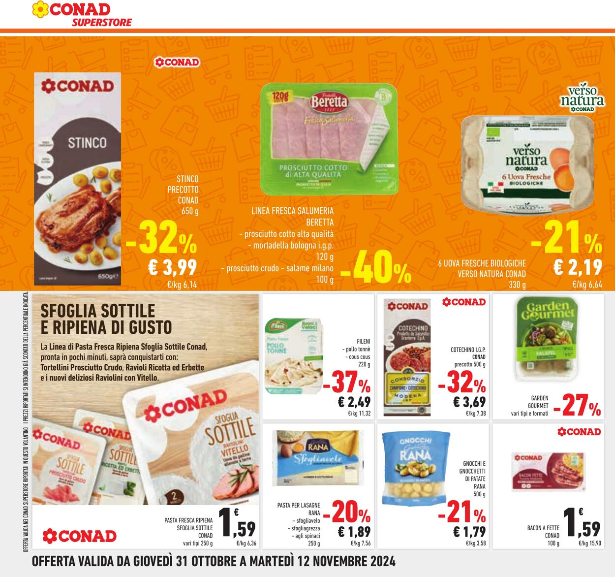 Volantino Conad 31.10.2024 - 12.11.2024