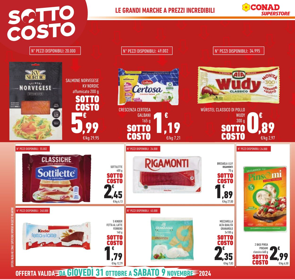 Volantino Conad 31.10.2024 - 12.11.2024