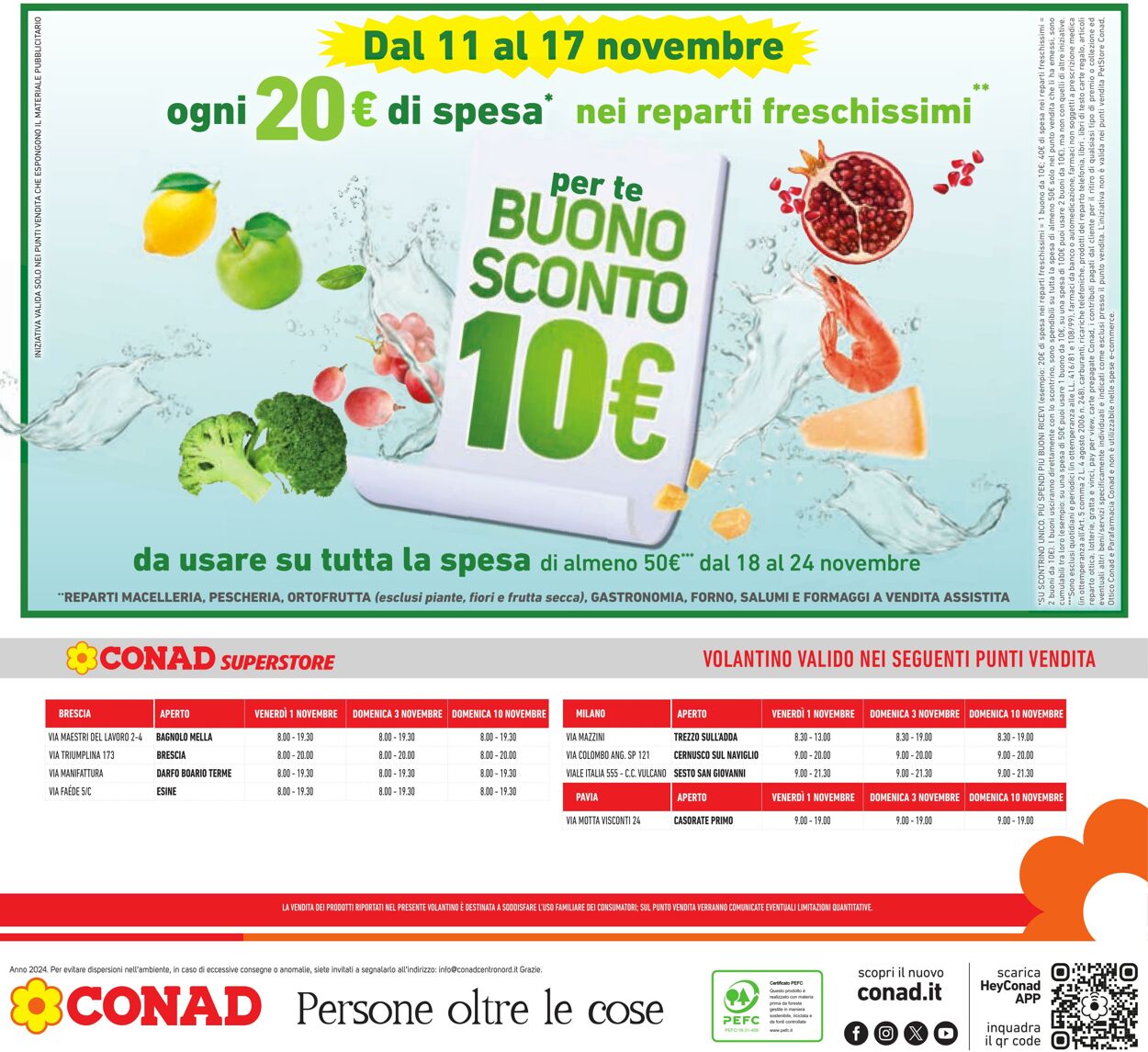 Volantino Conad 31.10.2024 - 12.11.2024