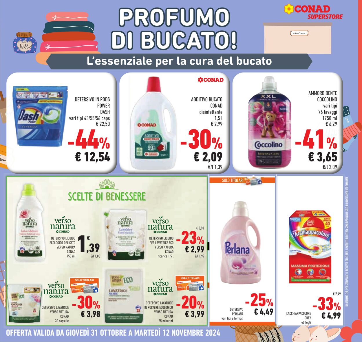 Volantino Conad 31.10.2024 - 12.11.2024