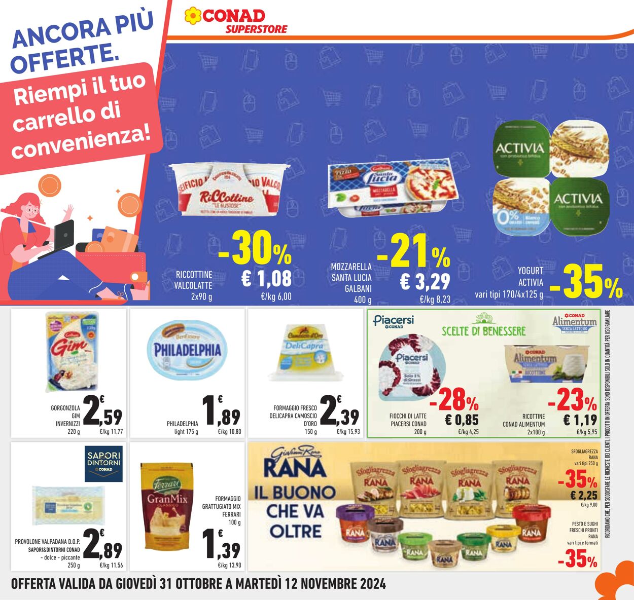 Volantino Conad 31.10.2024 - 12.11.2024