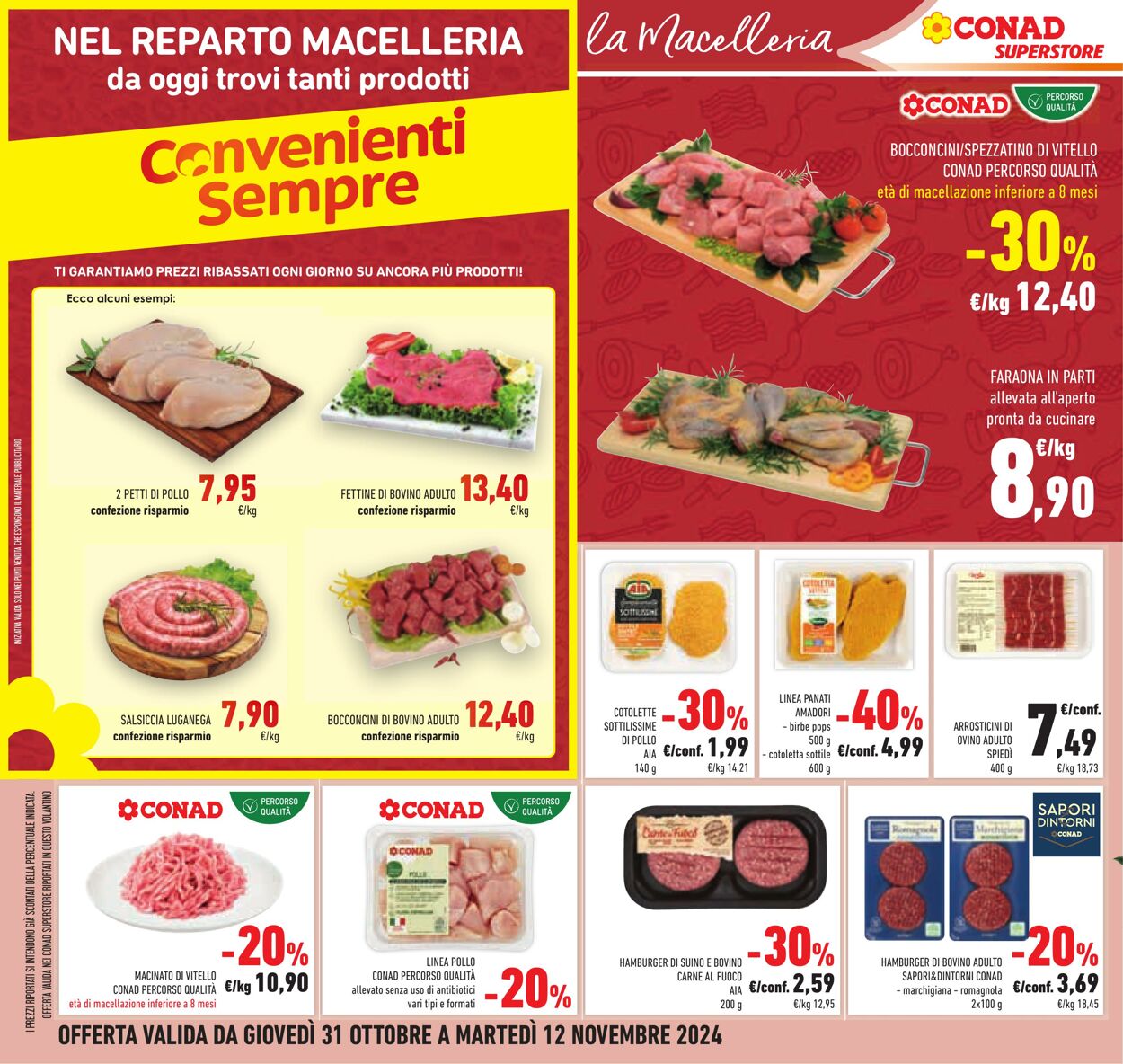 Volantino Conad 31.10.2024 - 12.11.2024