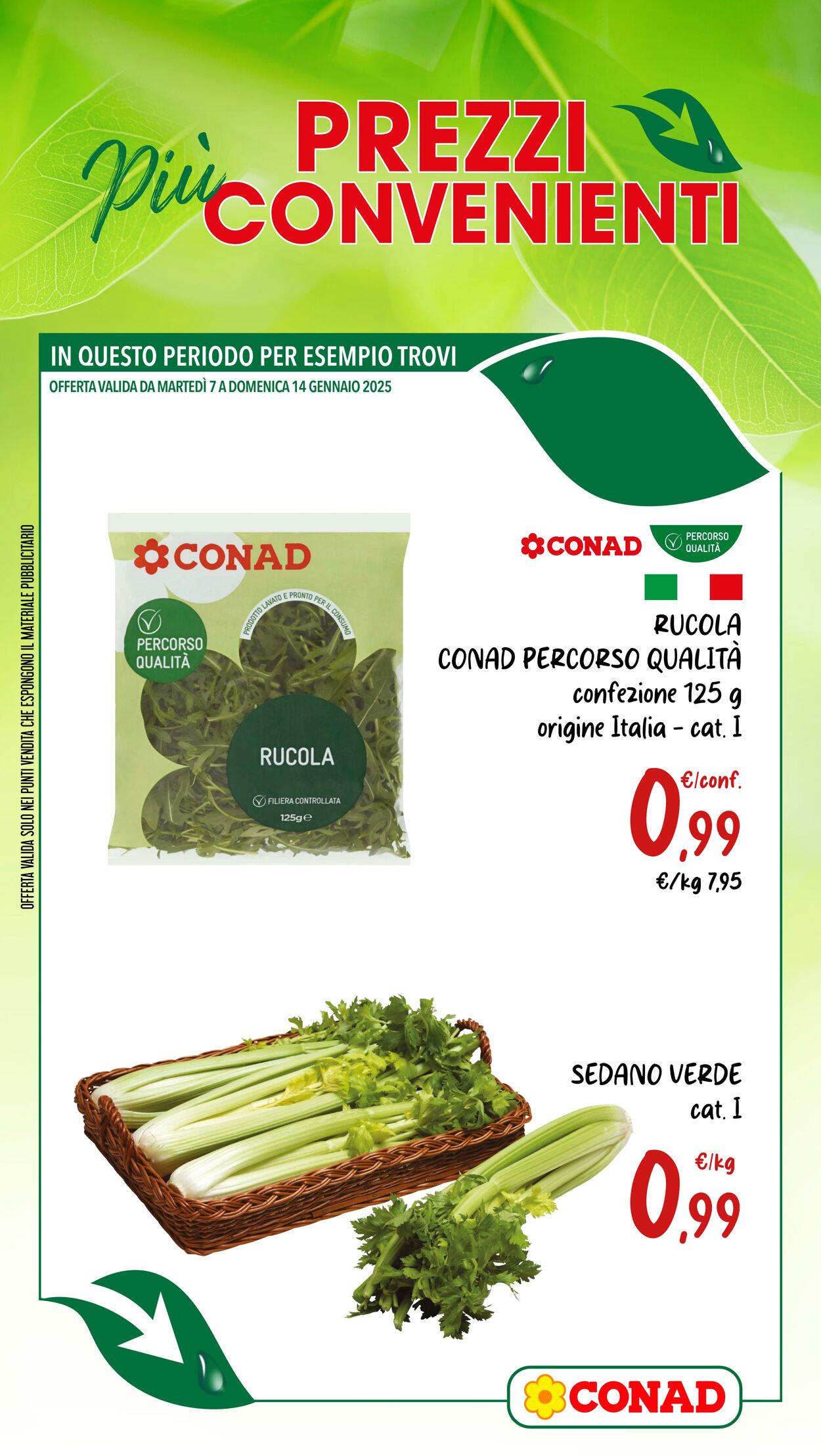 Volantino Conad 07.01.2025 - 14.01.2025