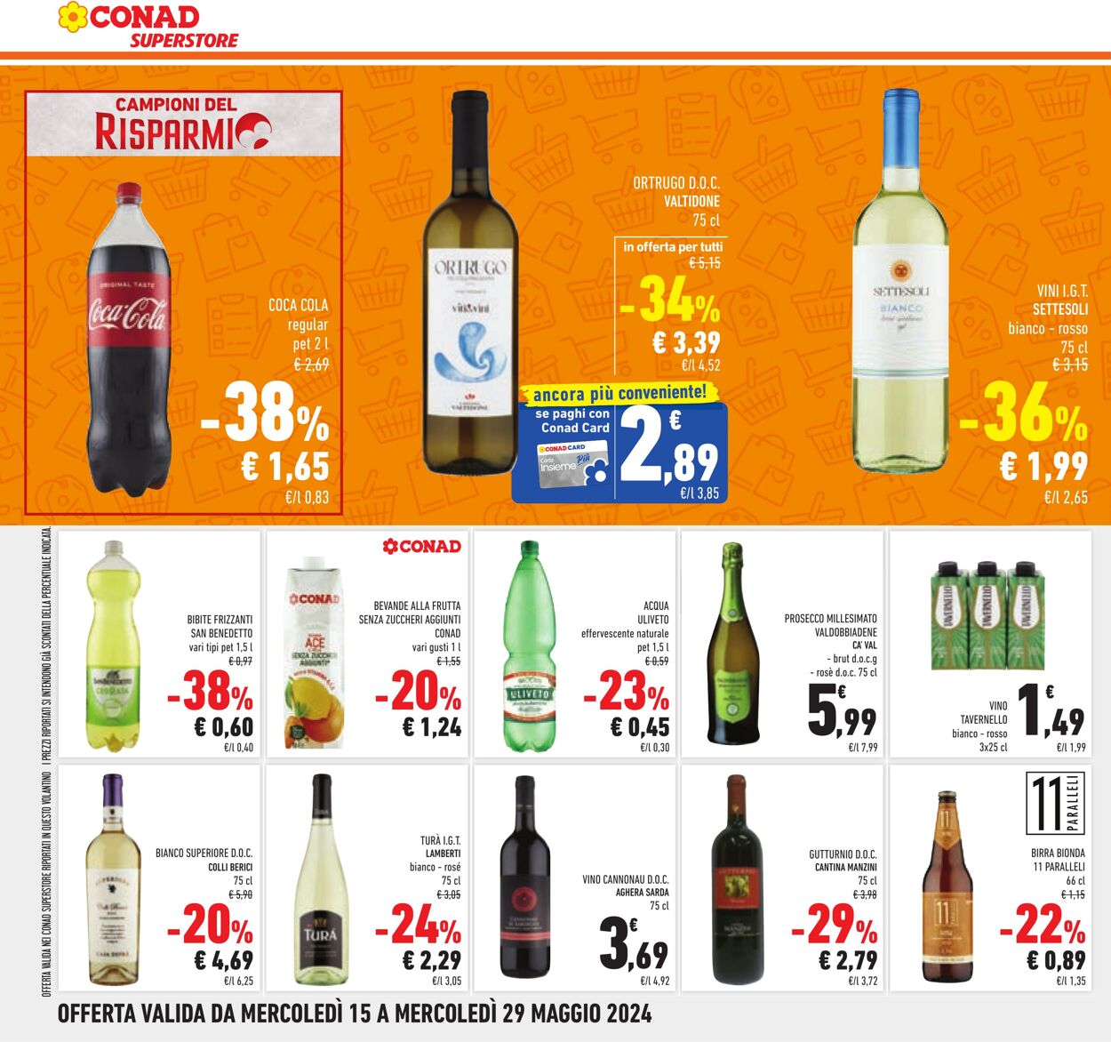 Volantino Conad 15.05.2024 - 29.05.2024