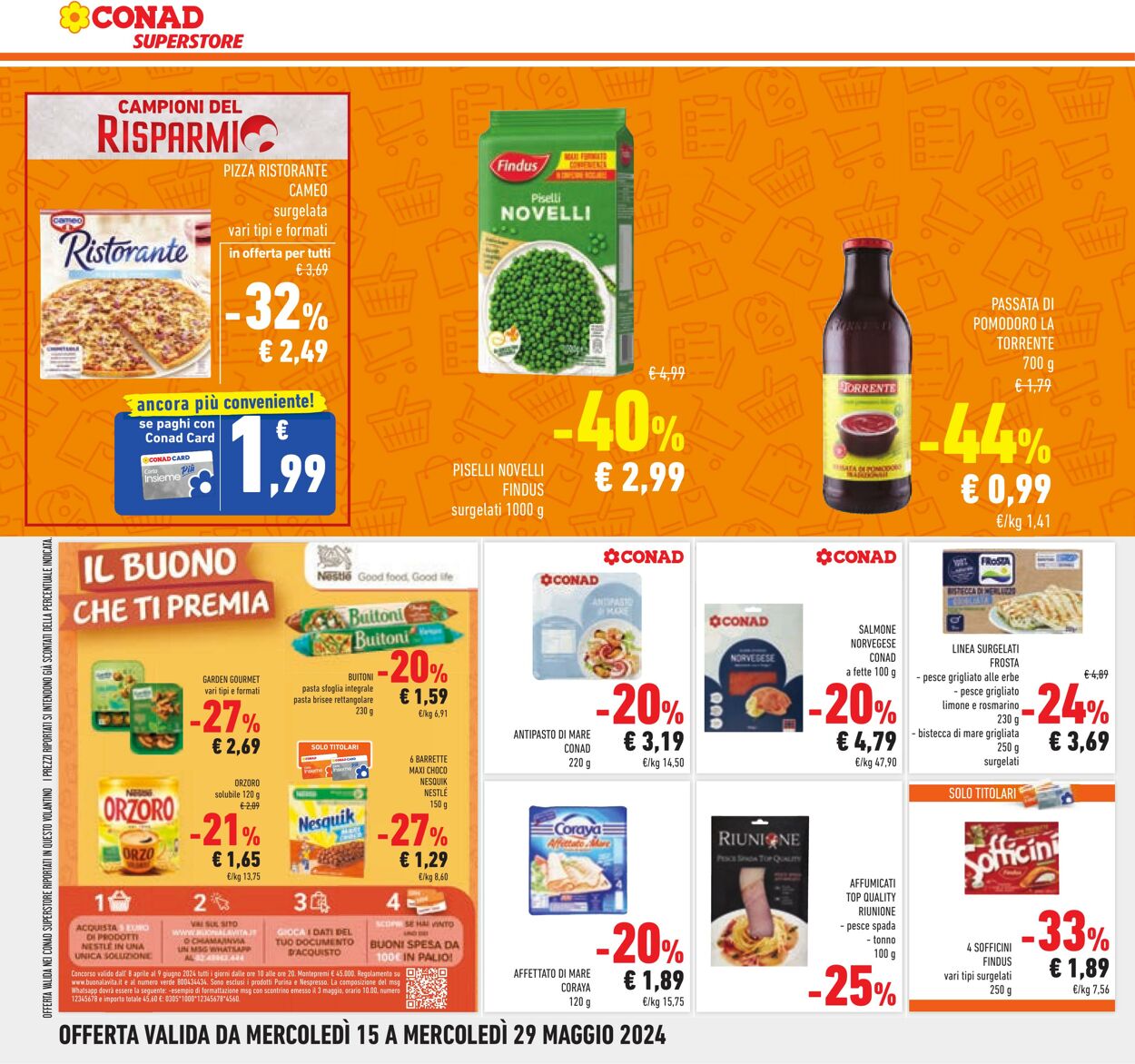 Volantino Conad 15.05.2024 - 29.05.2024