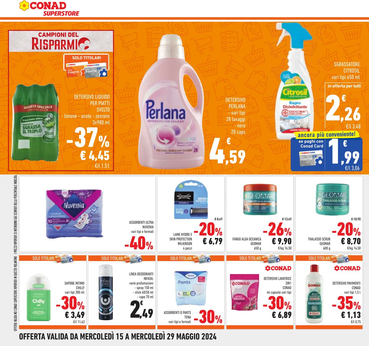 Volantino Conad 15.05.2024 - 29.05.2024