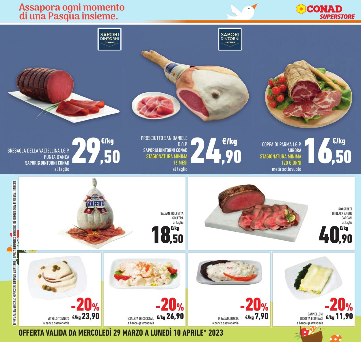 Volantino Conad 29.03.2023 - 10.04.2023