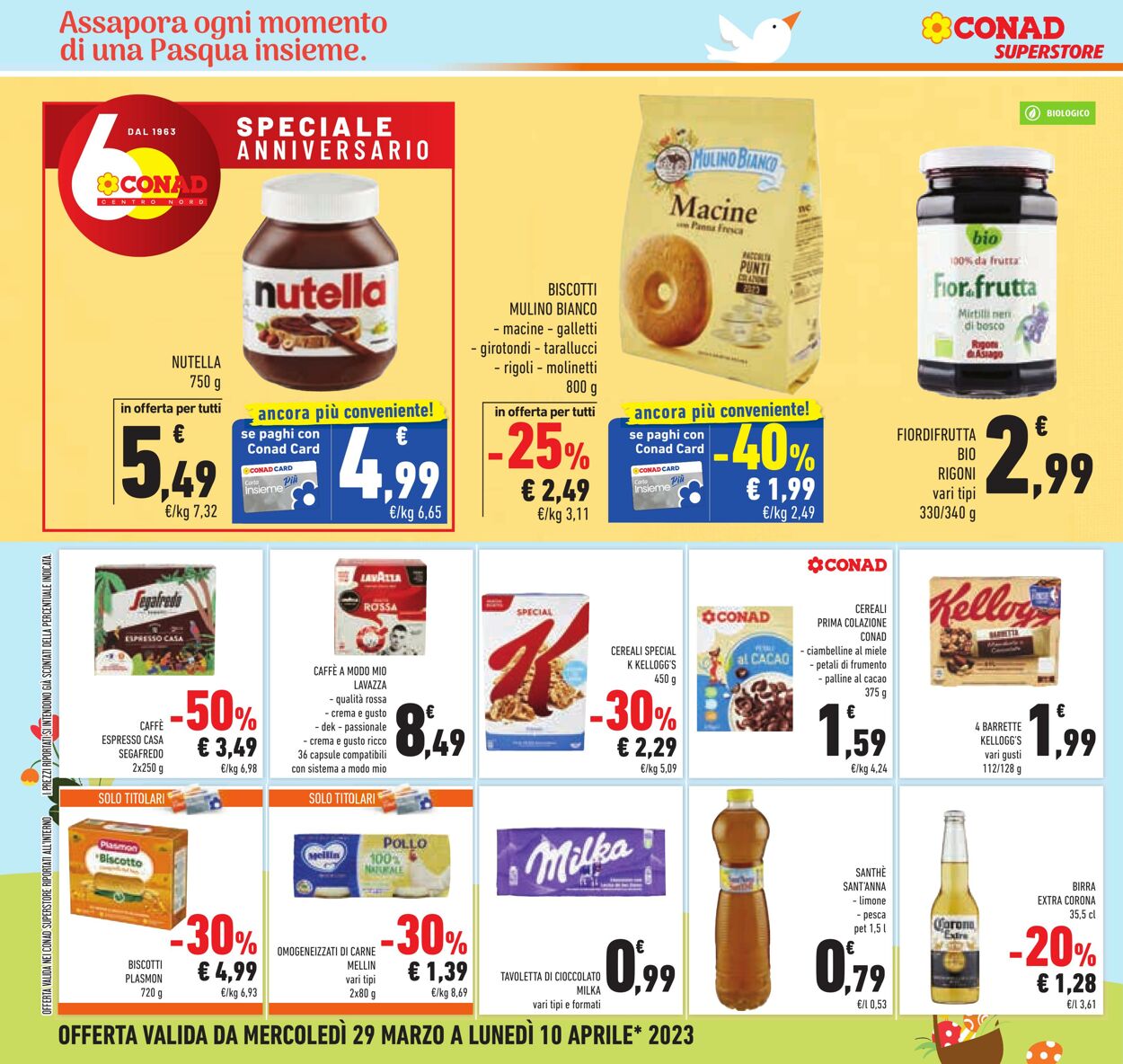 Volantino Conad 29.03.2023 - 10.04.2023