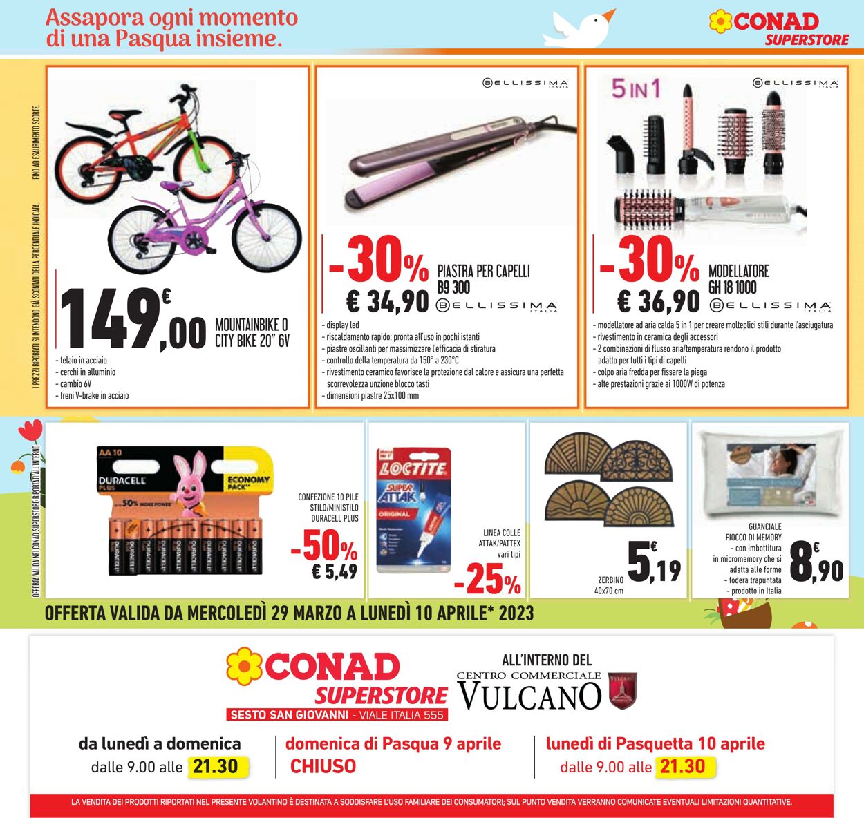 Volantino Conad 29.03.2023 - 10.04.2023