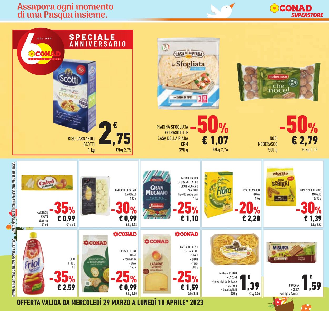 Volantino Conad 29.03.2023 - 10.04.2023