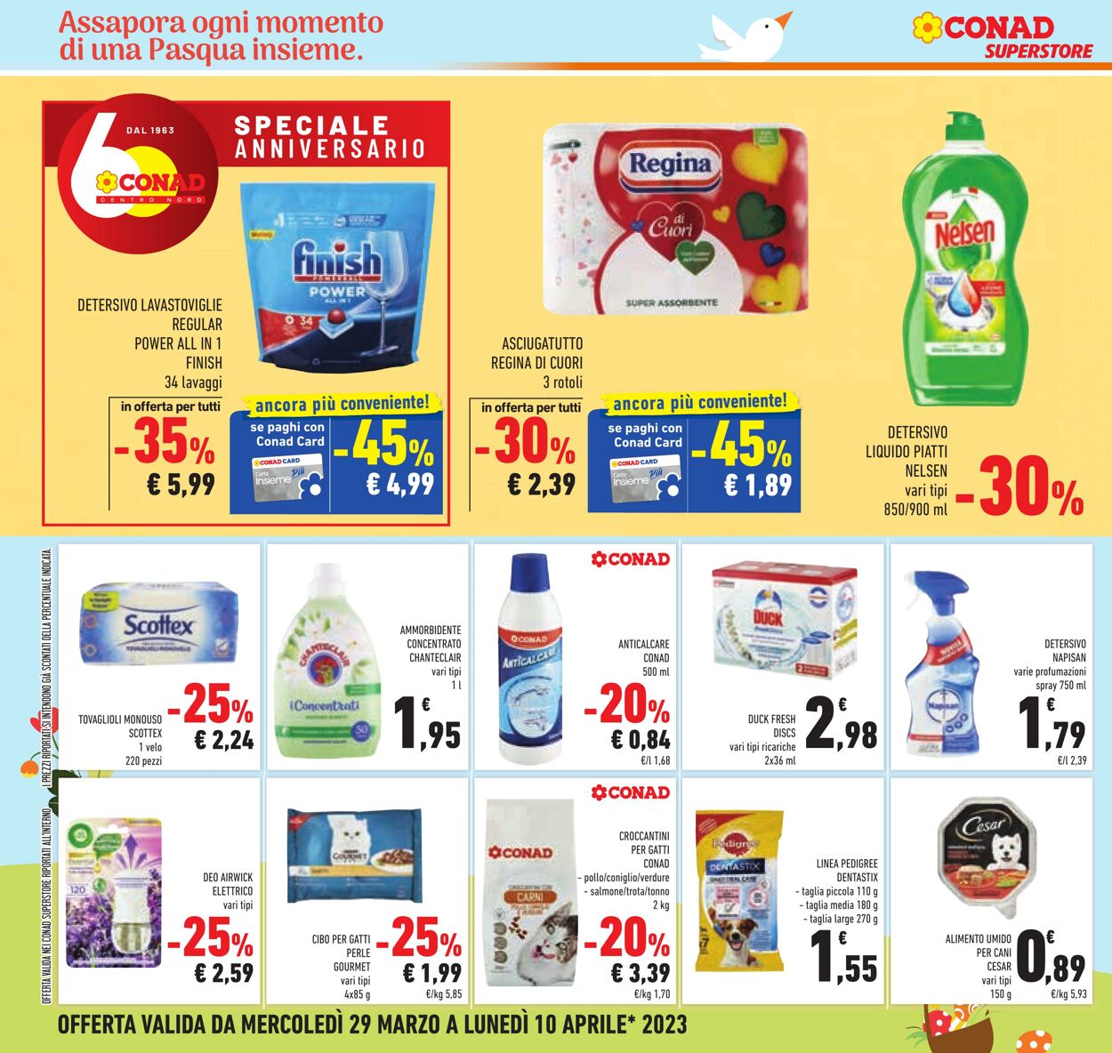 Volantino Conad 29.03.2023 - 10.04.2023