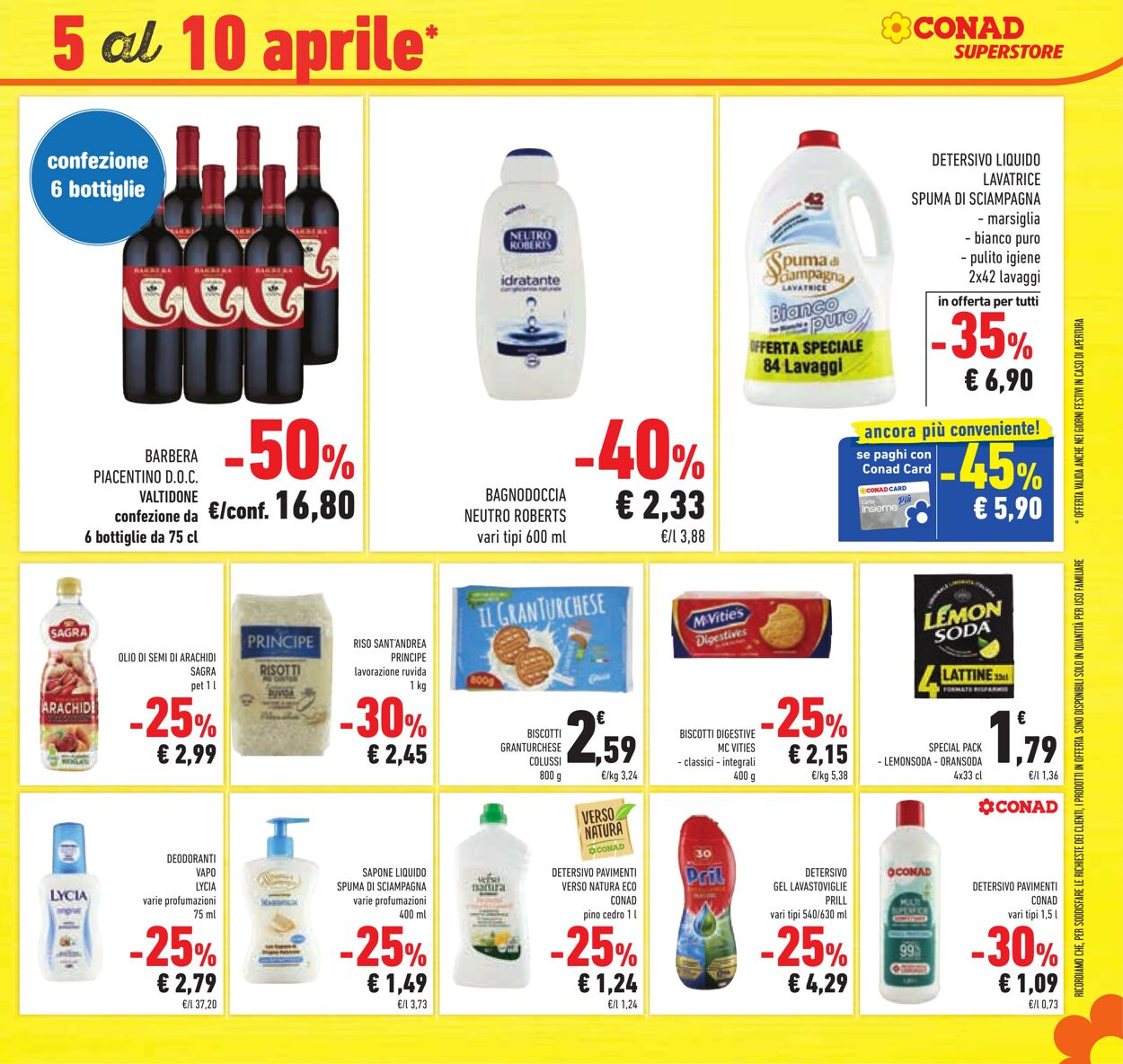 Volantino Conad 29.03.2023 - 10.04.2023