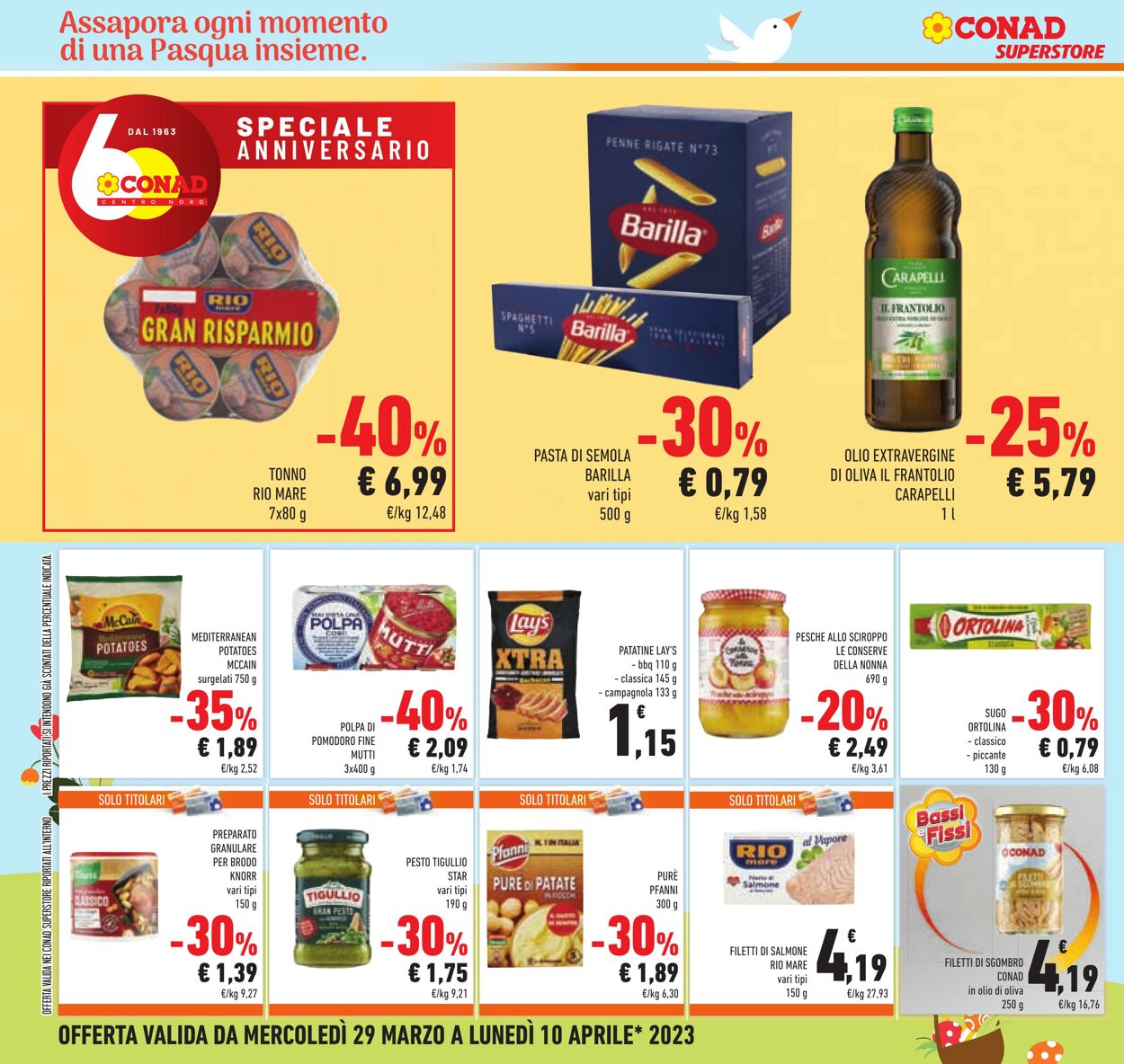 Volantino Conad 29.03.2023 - 10.04.2023