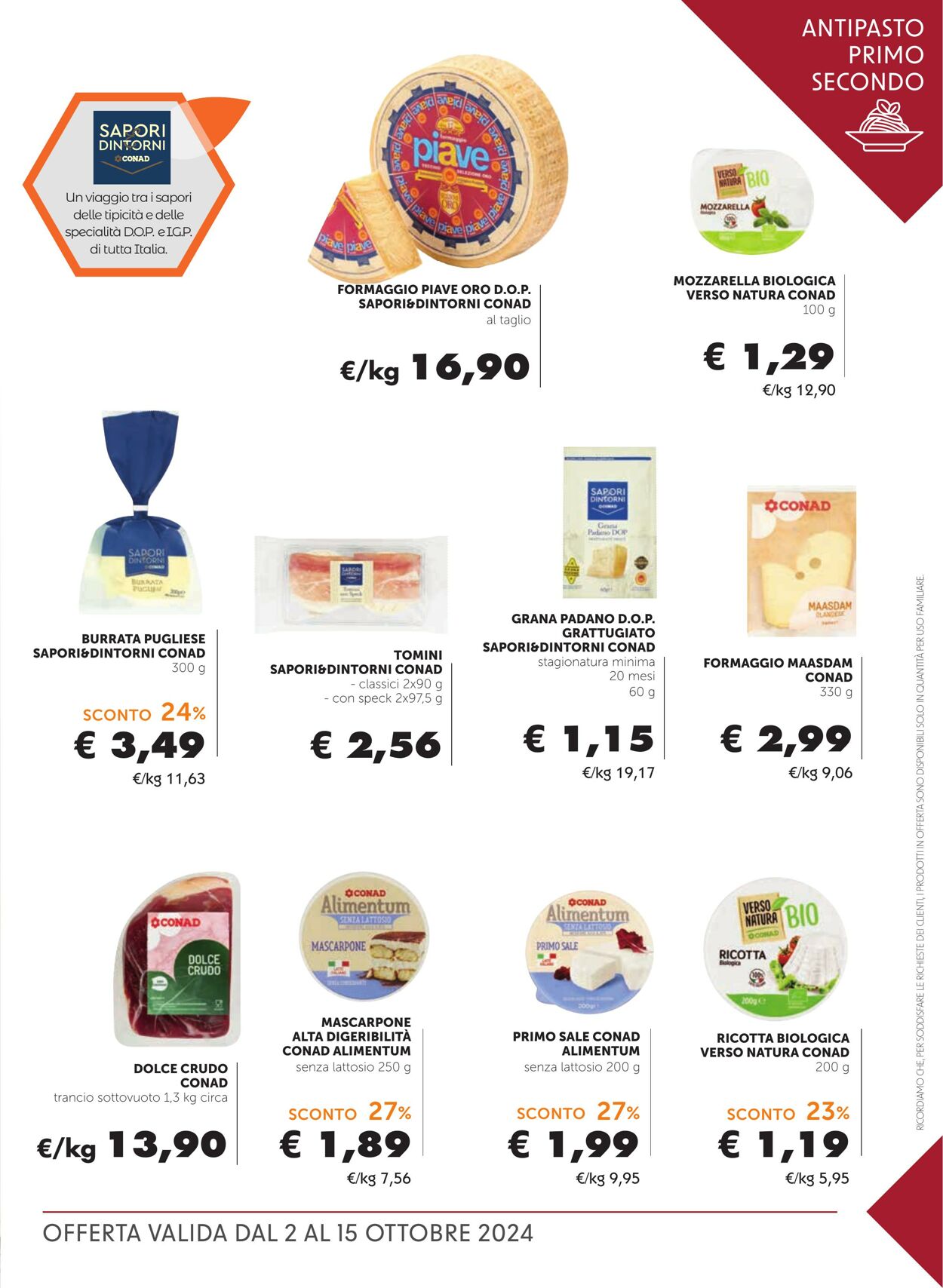 Volantino Conad 02.09.2024 - 15.10.2024