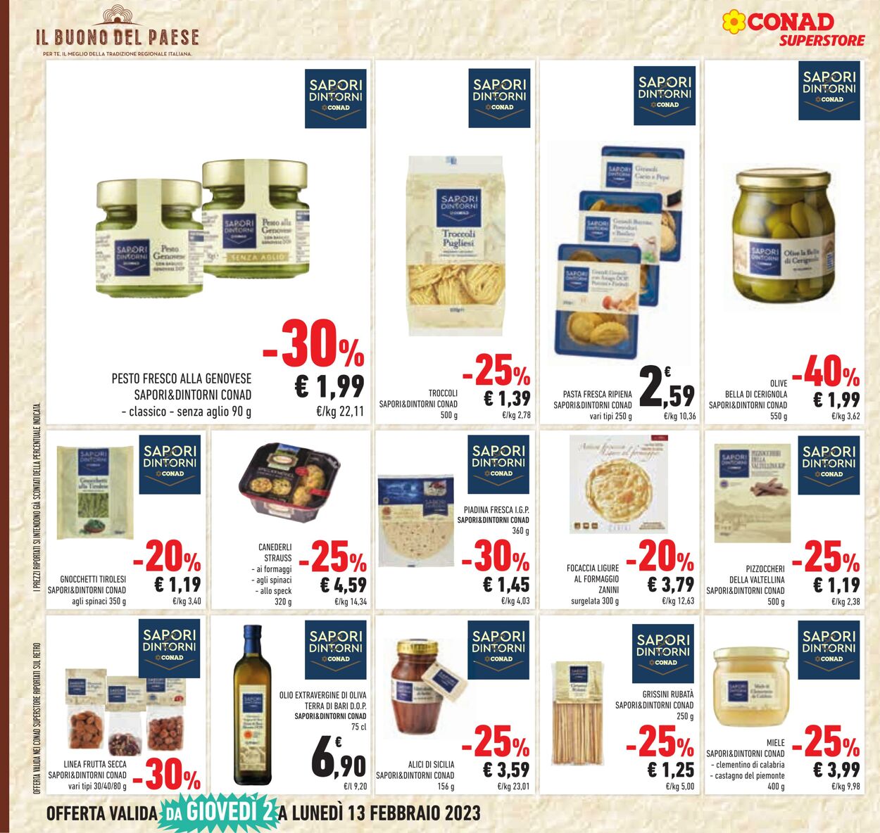 Volantino Conad 02.02.2023 - 13.02.2023