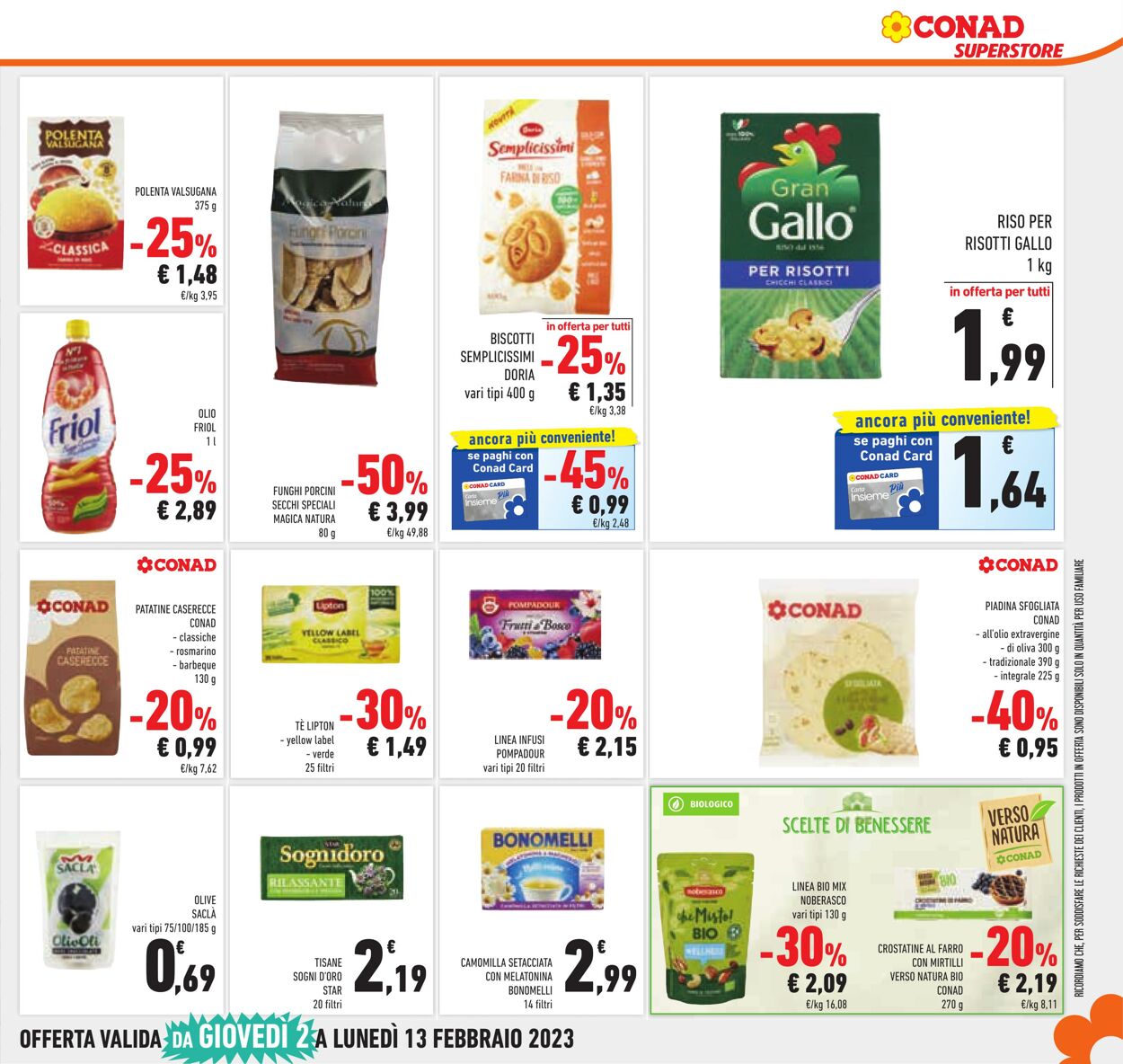 Volantino Conad 02.02.2023 - 13.02.2023