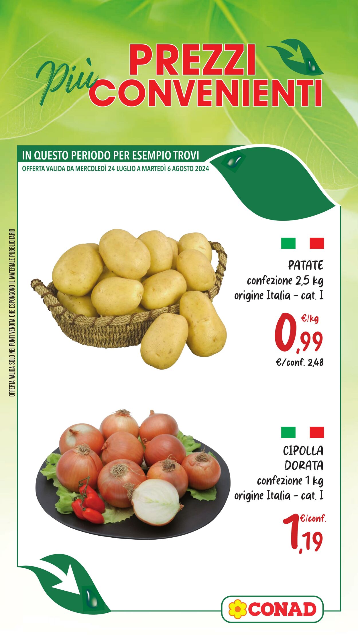 Volantino Conad 23.07.2024 - 06.08.2024