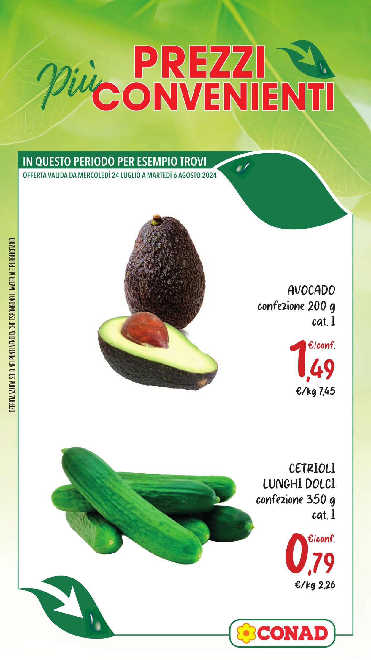 Volantino Conad 23.07.2024 - 06.08.2024