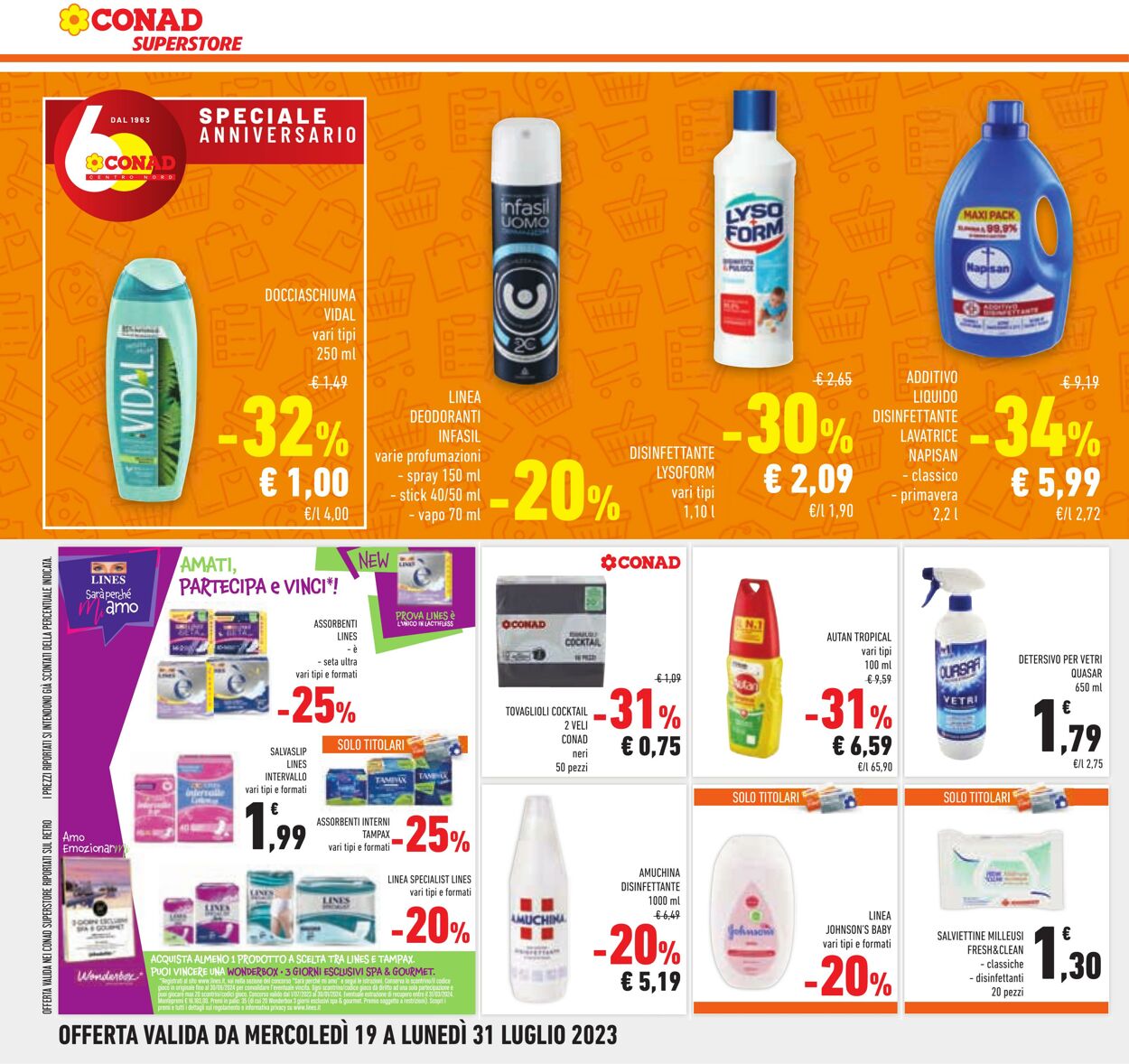 Volantino Conad 19.07.2023 - 31.07.2023