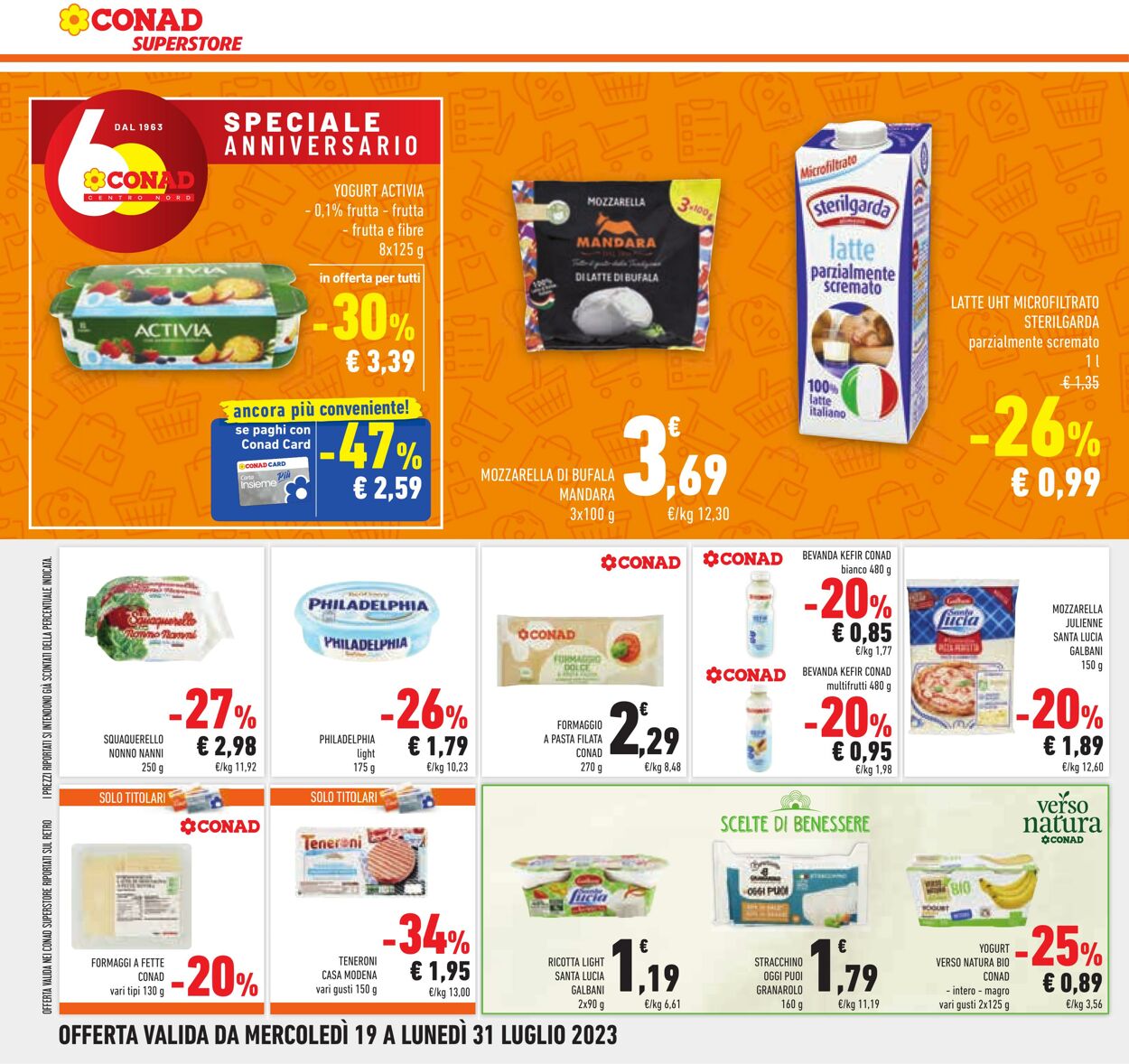 Volantino Conad 19.07.2023 - 31.07.2023